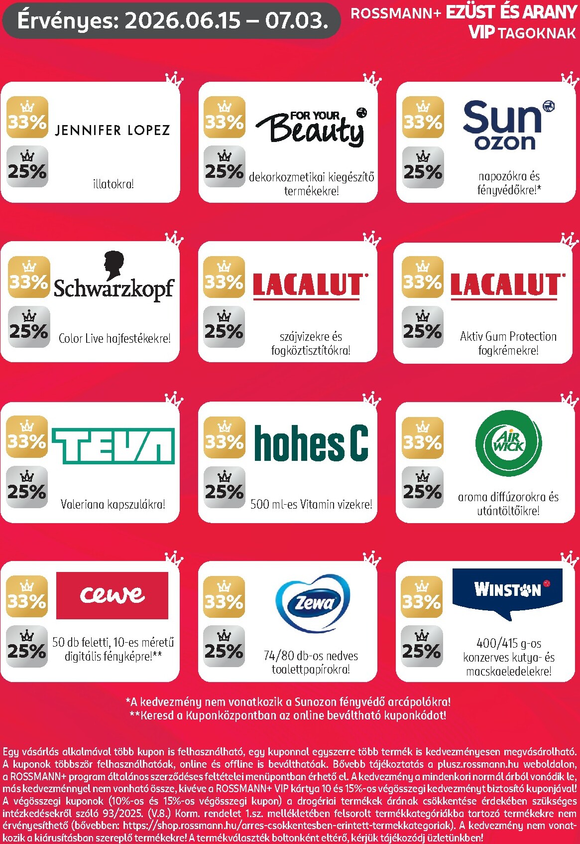 rossmann - Rossmann - Kuponjaid hirdetmény a következő hétre hétfőtől 2026.06.15.-tól péntektől 2026.07.03.-ig - page: 3