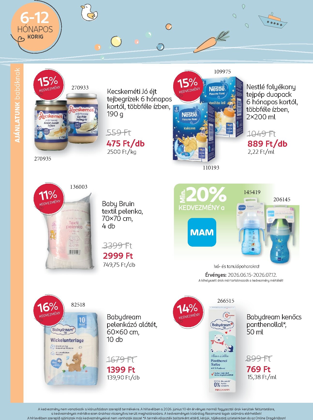 rossmann - Rossmann - Babaprogram hirdetmény a következő hétre hétfőtől 2026.06.15.-tól vasárnaptól 2026.07.12.-ig - page: 9