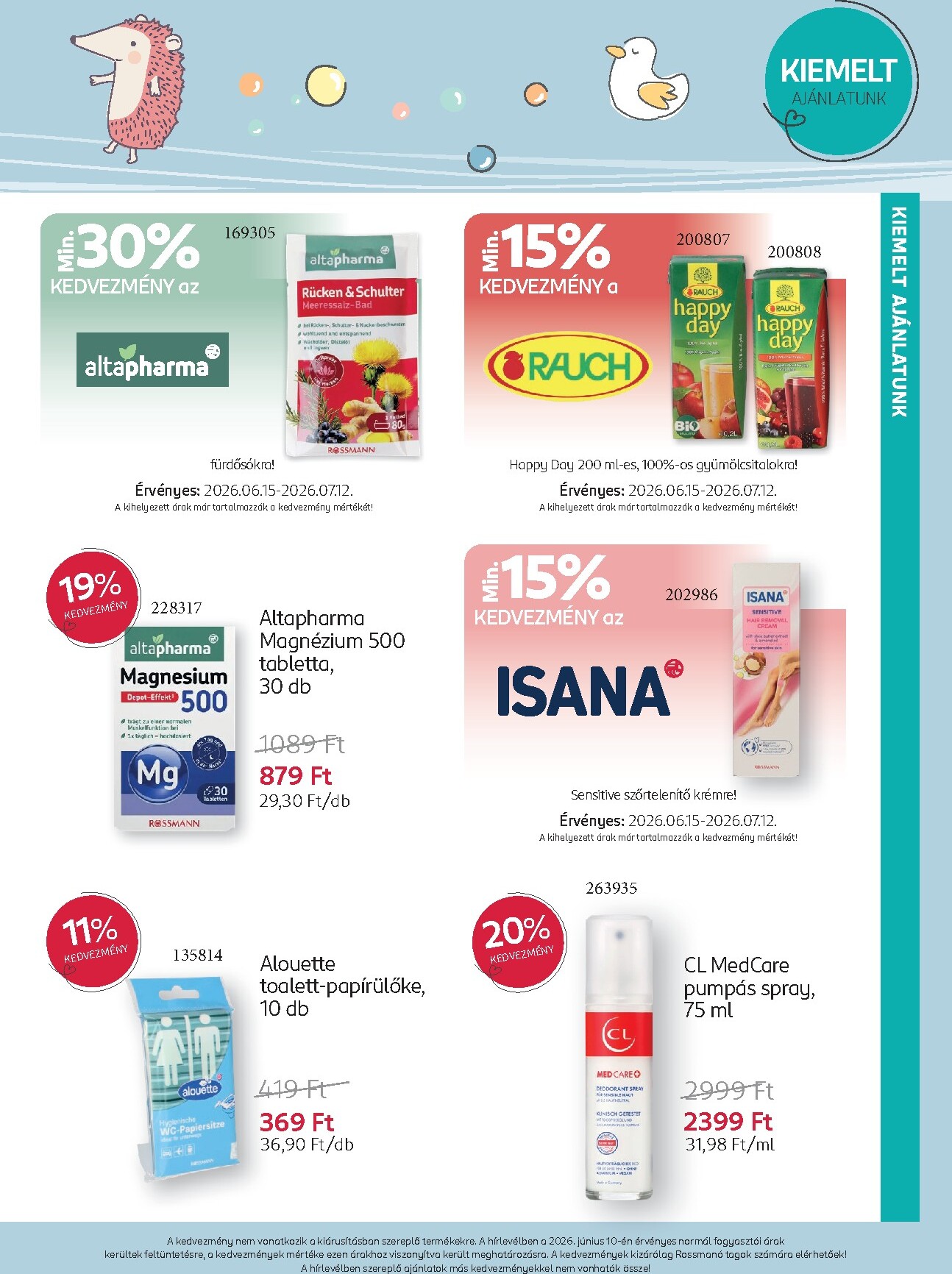 rossmann - Rossmann - Babaprogram hirdetmény a következő hétre hétfőtől 2026.06.15.-tól vasárnaptól 2026.07.12.-ig - page: 6