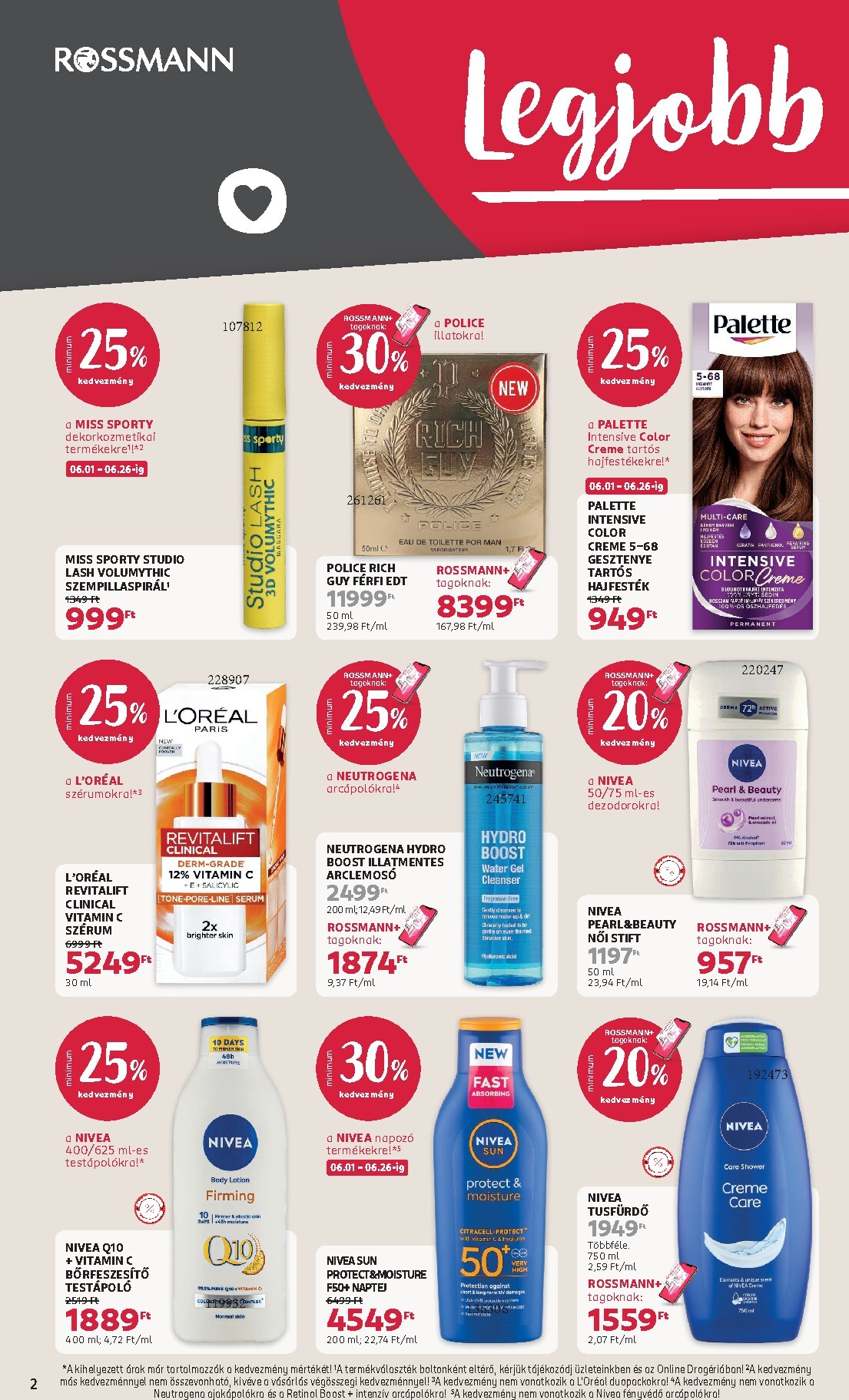rossmann - Rossmann hirdetmény a következő hétre hétfőtől 2026.06.15.-tól péntektől 2026.06.26.-ig - page: 2