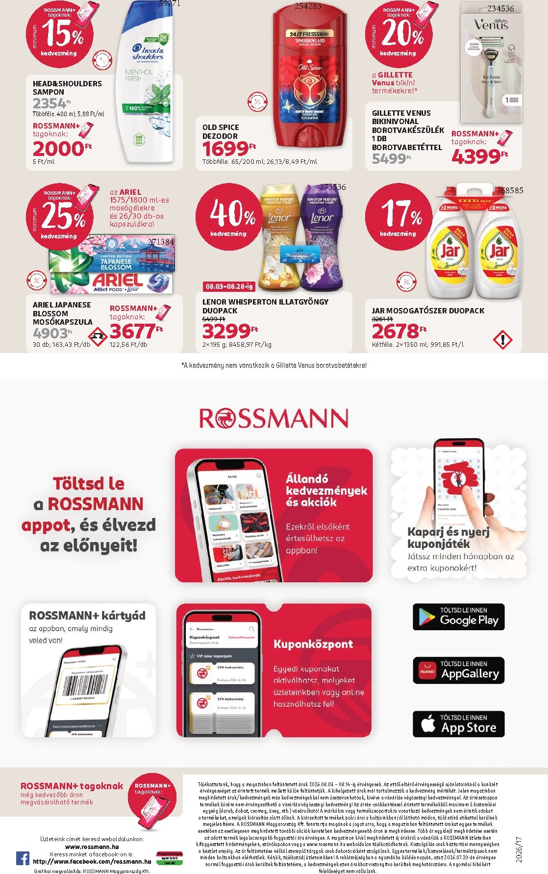 rossmann - Rossmann hirdetmény a következő hétre hétfőtől 2026.08.03.-tól péntektől 2026.08.14.-ig - page: 24