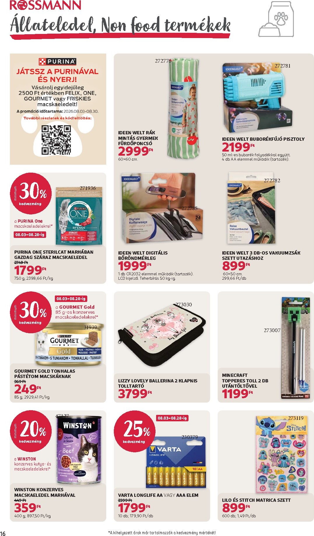 rossmann - Aktuális Rossmann szórólap érvényes hétfőtől 2026.08.03.-től péntektől 2026.08.14.-ig - page: 18