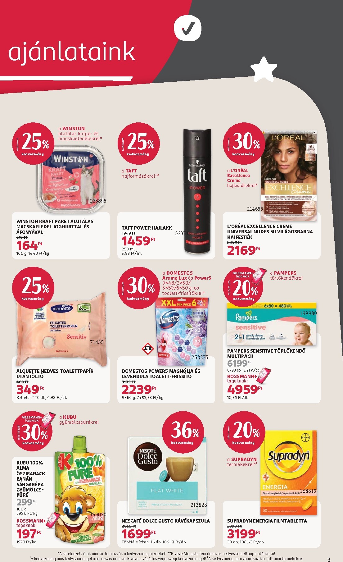 rossmann - Rossmann hirdetmény a következő hétre hétfőtől 2026.08.17.-tól péntektől 2026.08.28.-ig - page: 3