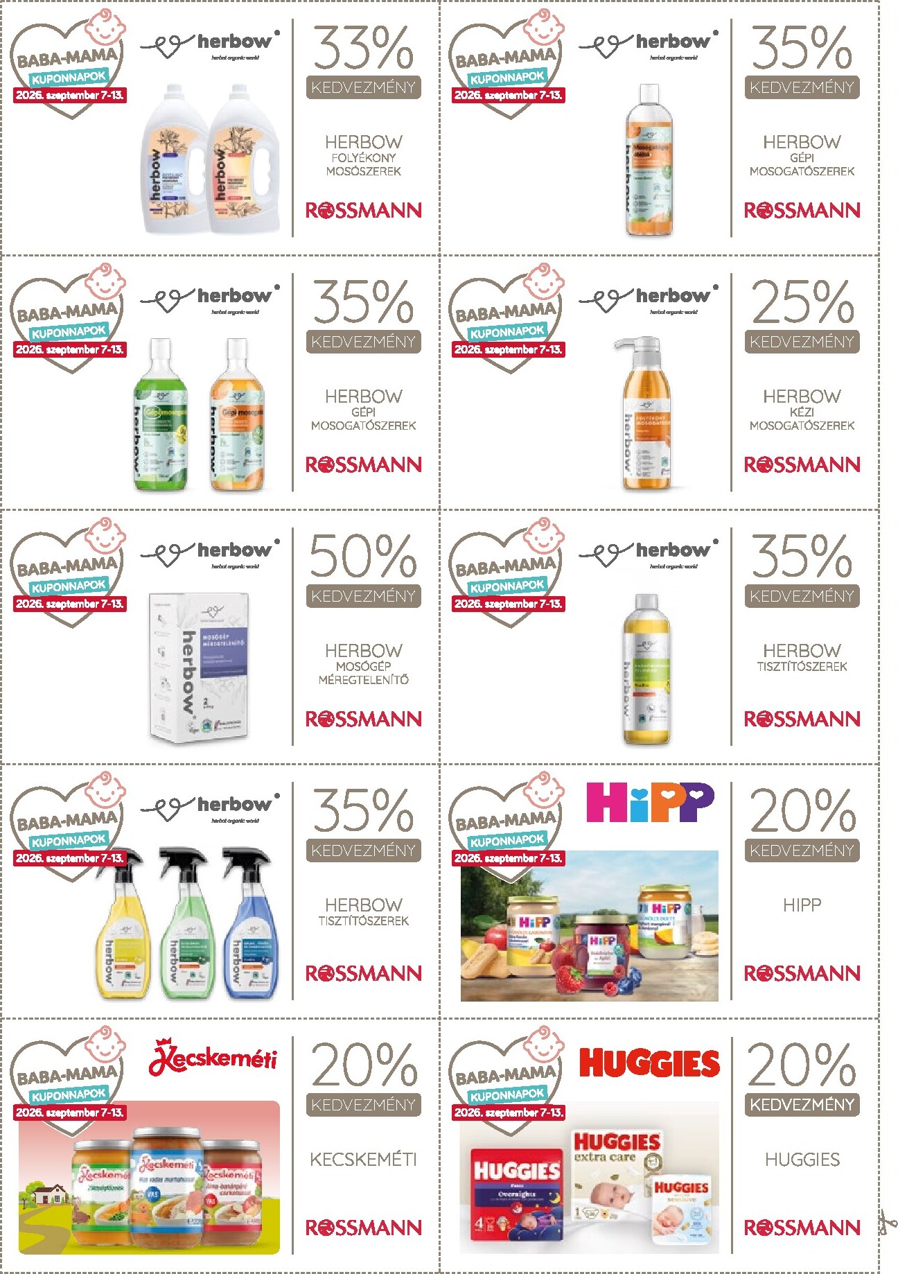 rossmann - Rossmann - Kupon magazin hirdetmény a következő hétre hétfőtől 2026.09.07.-tól vasárnaptól 2026.09.13.-ig - page: 23