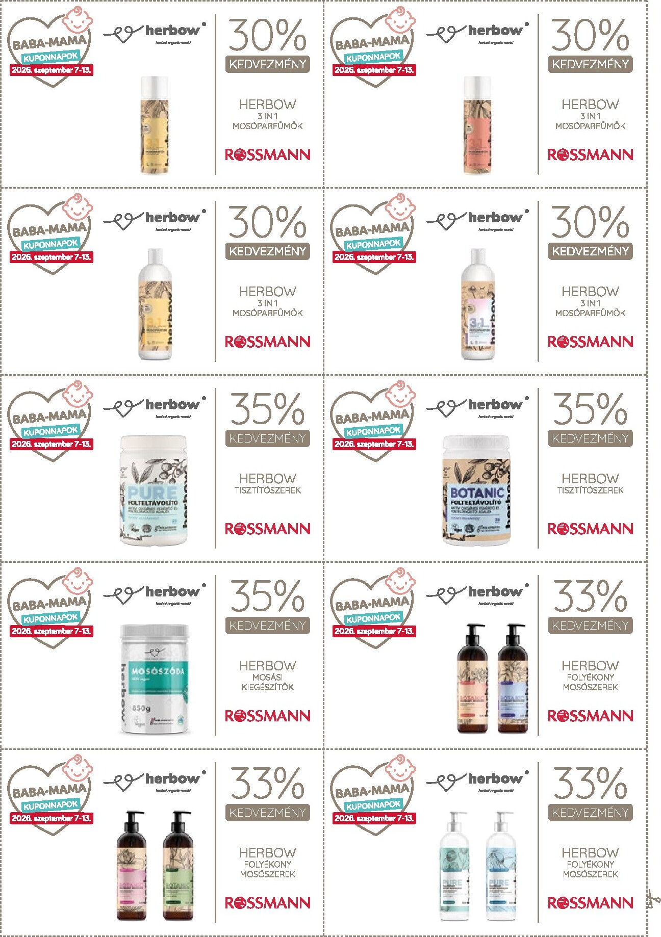 rossmann - Rossmann - Kupon magazin hirdetmény a következő hétre hétfőtől 2026.09.07.-tól vasárnaptól 2026.09.13.-ig - page: 18