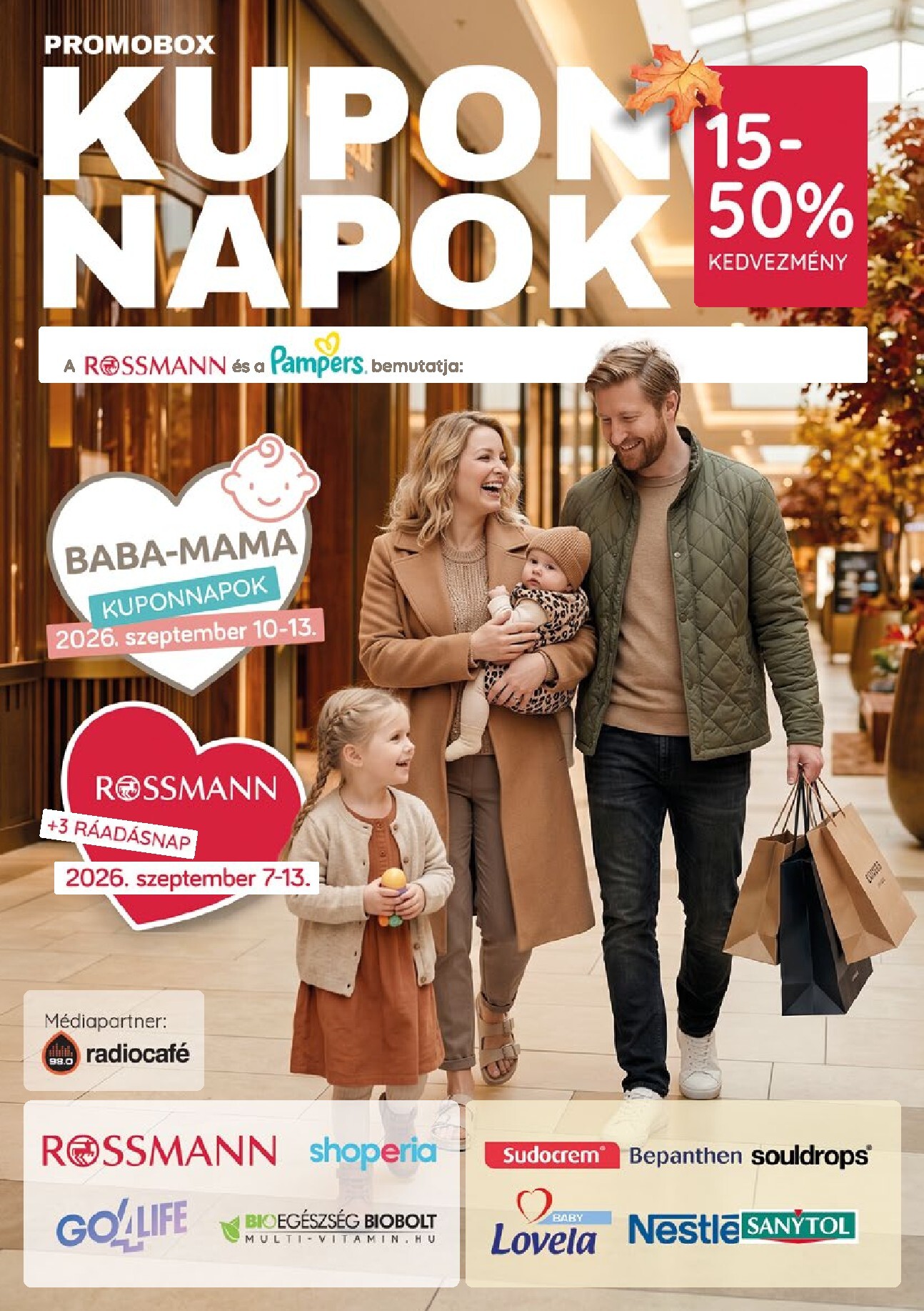 rossmann - Rossmann - Kupon magazin hirdetmény a következő hétre hétfőtől 2026.09.07.-tól vasárnaptól 2026.09.13.-ig