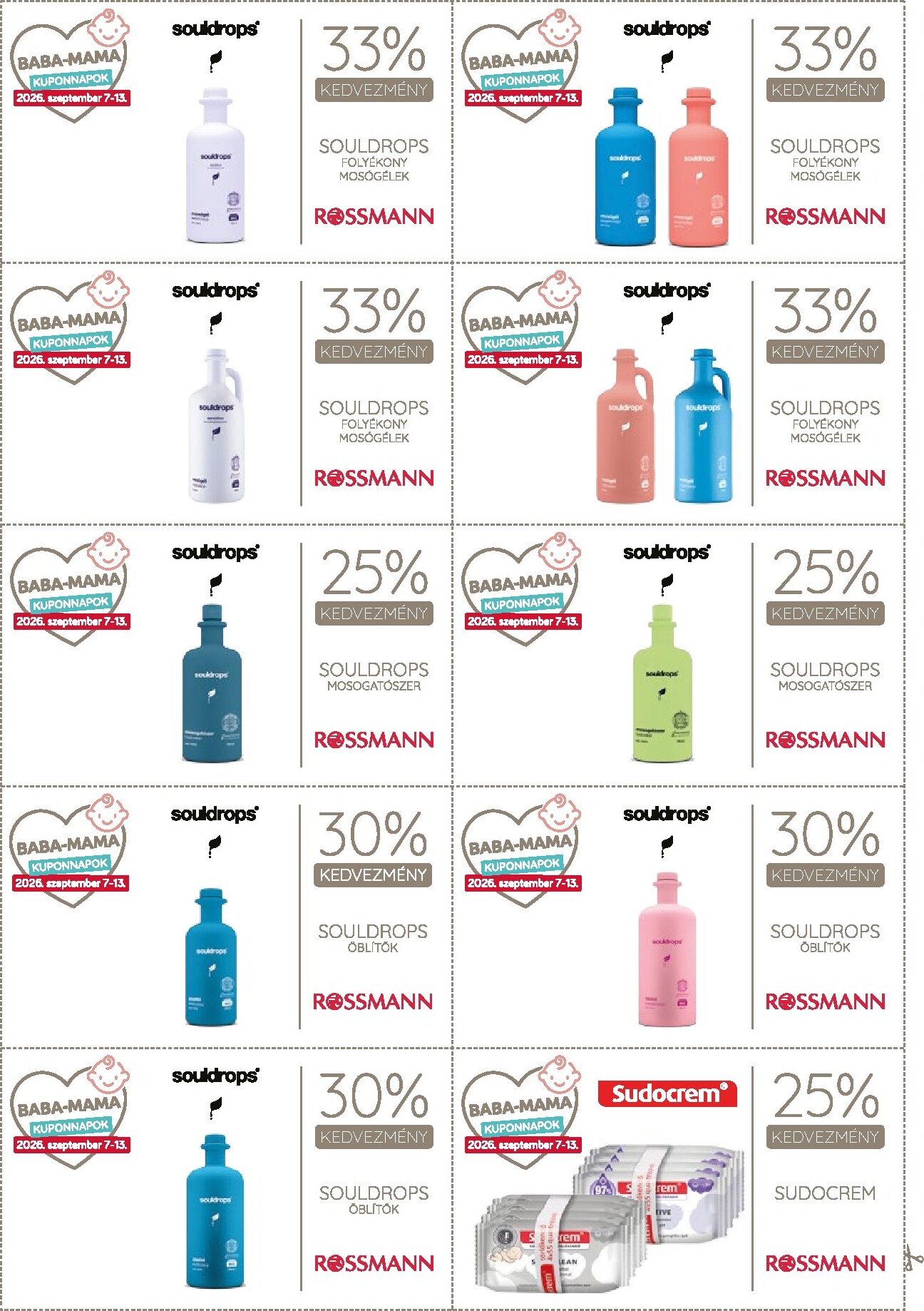 rossmann - Rossmann - Kupon magazin hirdetmény a következő hétre hétfőtől 2026.09.07.-tól vasárnaptól 2026.09.13.-ig - page: 35