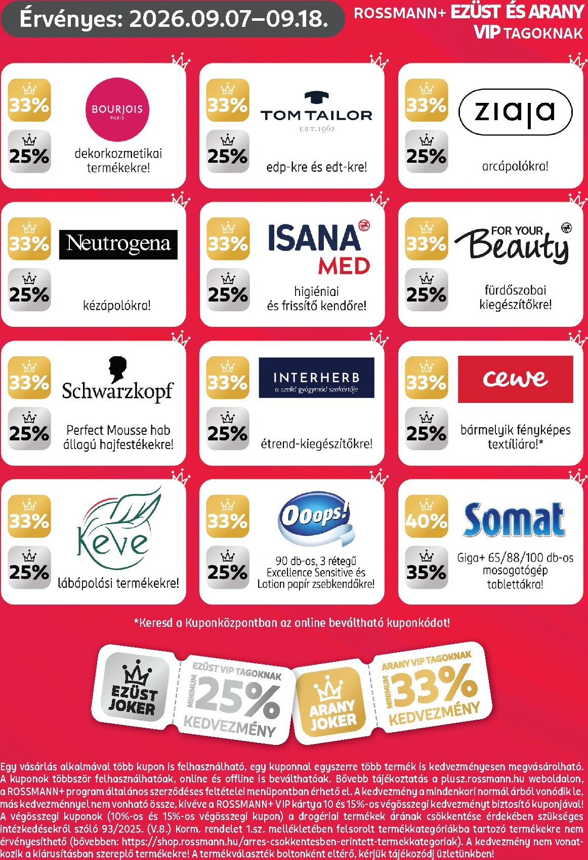 rossmann - Rossmann - Kuponjaid hirdetmény a következő hétre hétfőtől 2026.09.07.-tól péntektől 2026.09.18.-ig - page: 3