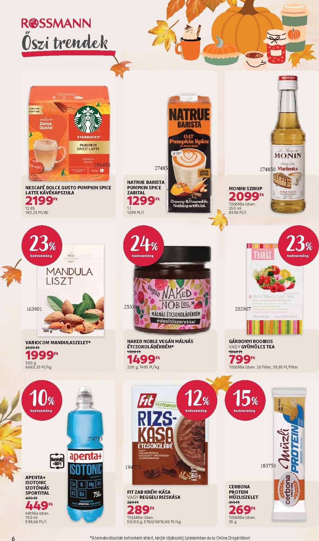 rossmann - Rossmann hirdetmény a következő hétre hétfőtől 2026.09.07.-tól péntektől 2026.09.18.-ig - page: 6