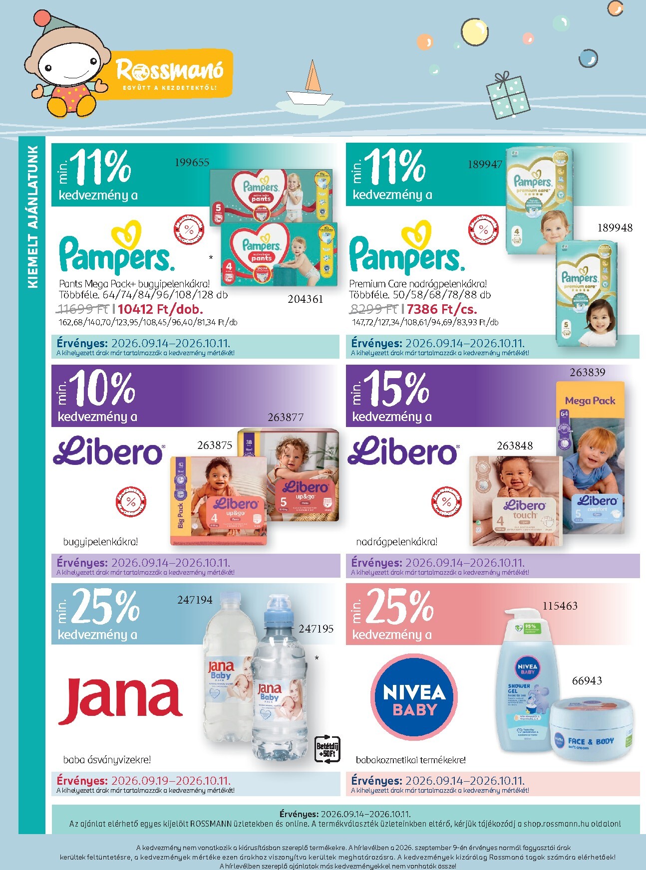 rossmann - Rossmann - Babaprogram hirdetmény a következő hétre hétfőtől 2026.09.14.-tól vasárnaptól 2026.10.11.-ig - page: 3