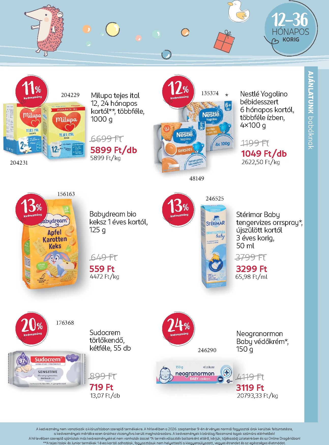 rossmann - Rossmann - Babaprogram hirdetmény a következő hétre hétfőtől 2026.09.14.-tól vasárnaptól 2026.10.11.-ig - page: 10