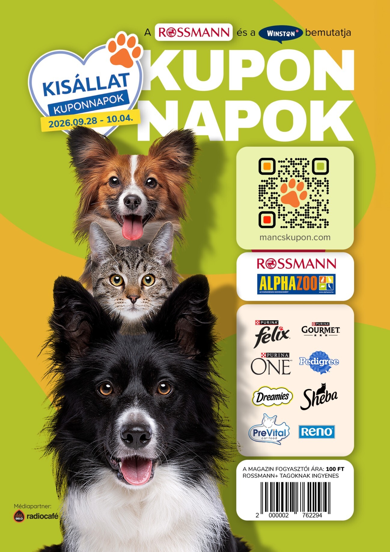 rossmann - Rossmann - Kupon magazin hirdetmény a következő hétre hétfőtől 2026.09.28.-tól vasárnaptól 2026.10.04.-ig