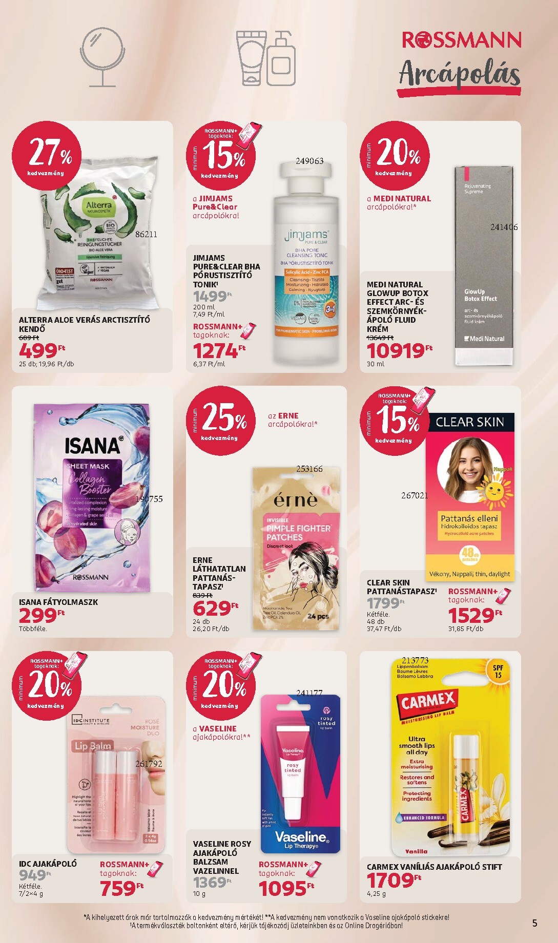 rossmann - Rossmann hirdetmény a következő hétre hétfőtől 2026.09.21.-tól péntektől 2026.10.02.-ig - page: 5