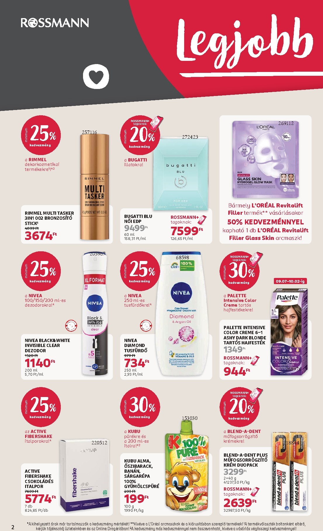 rossmann - Rossmann hirdetmény a következő hétre hétfőtől 2026.09.21.-tól péntektől 2026.10.02.-ig - page: 2
