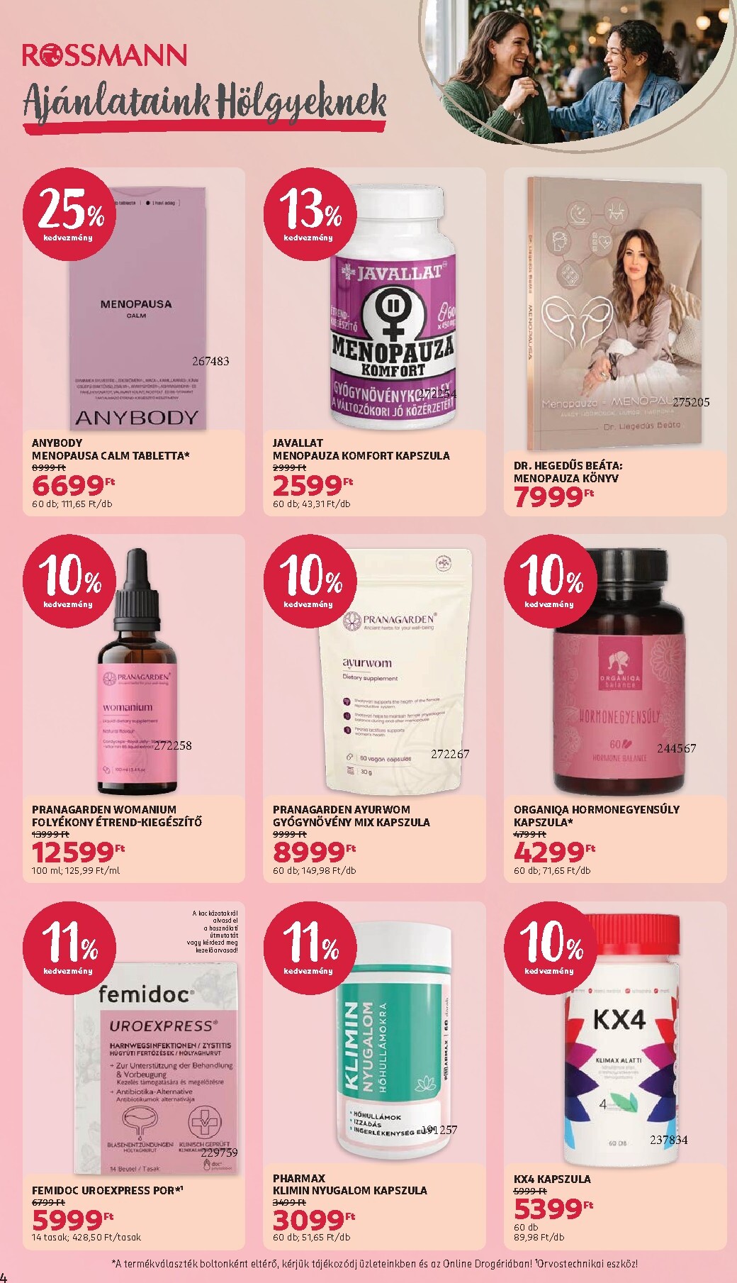 rossmann - Rossmann hirdetmény a következő hétre hétfőtől 2026.10.05.-tól péntektől 2026.10.09.-ig - page: 4