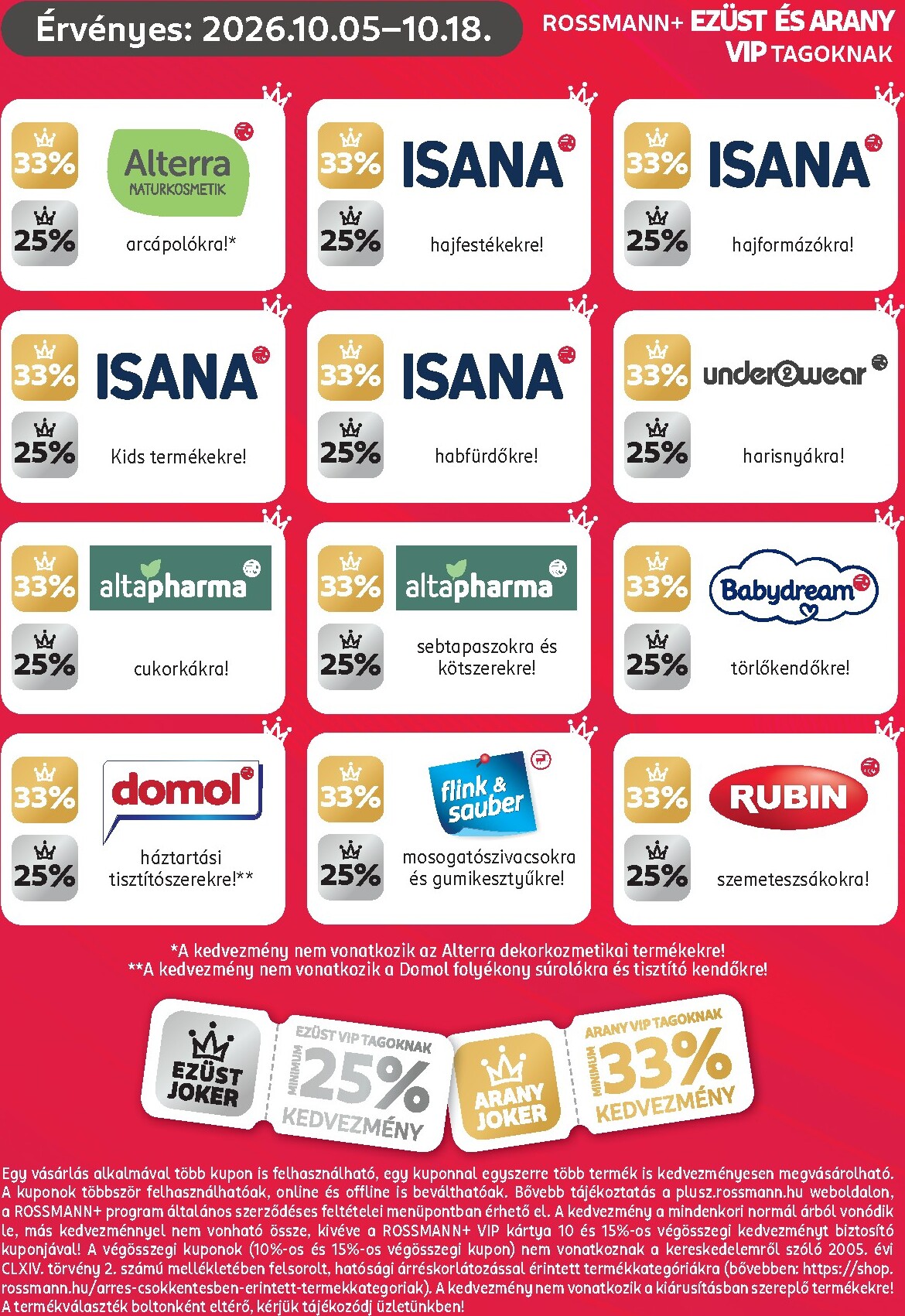 rossmann - Rossmann - Kuponjaid hirdetmény a következő hétre hétfőtől 2026.10.05.-tól vasárnaptól 2026.10.18.-ig - page: 3