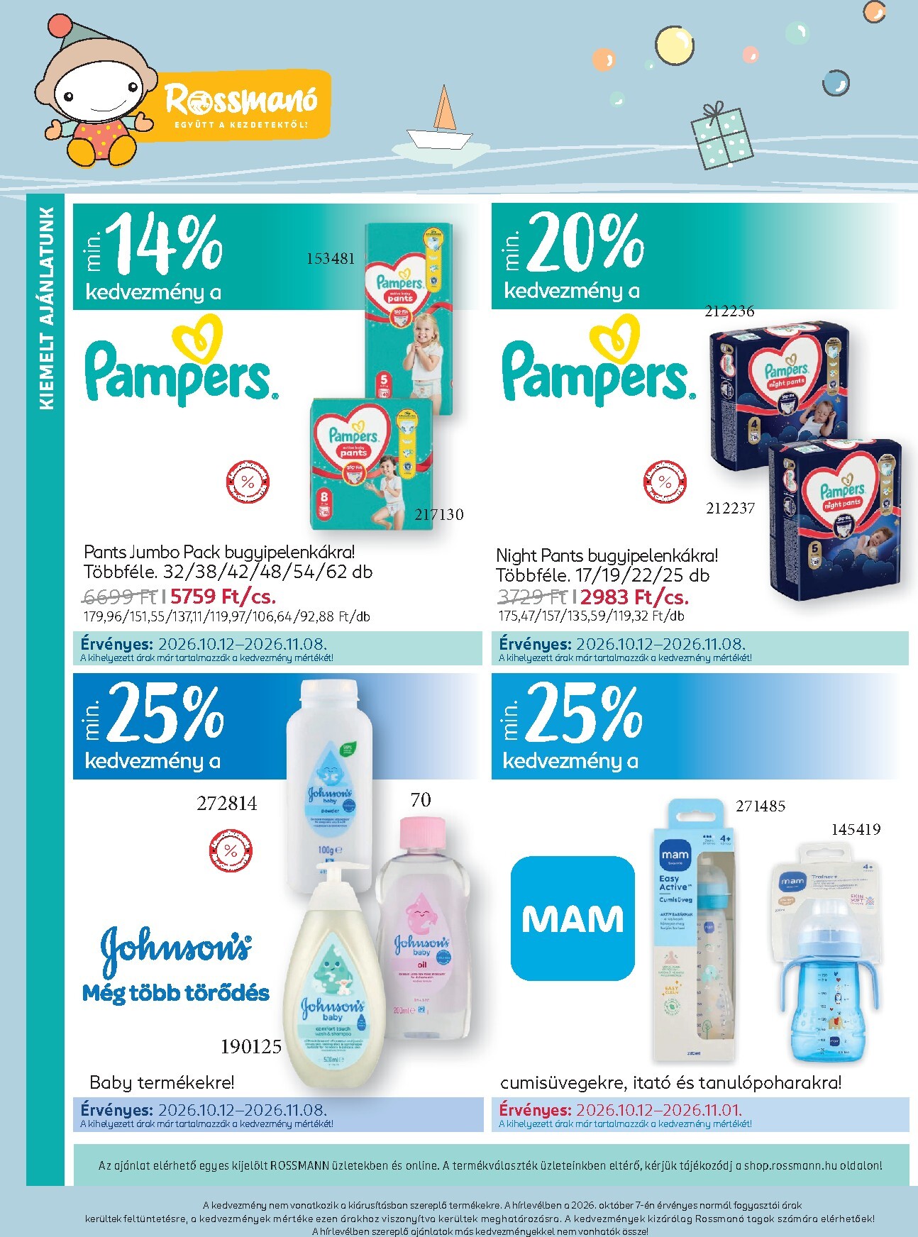 rossmann - Rossmann - Babaprogram hirdetmény a következő hétre hétfőtől 2026.10.12.-tól vasárnaptól 2026.11.08.-ig - page: 4