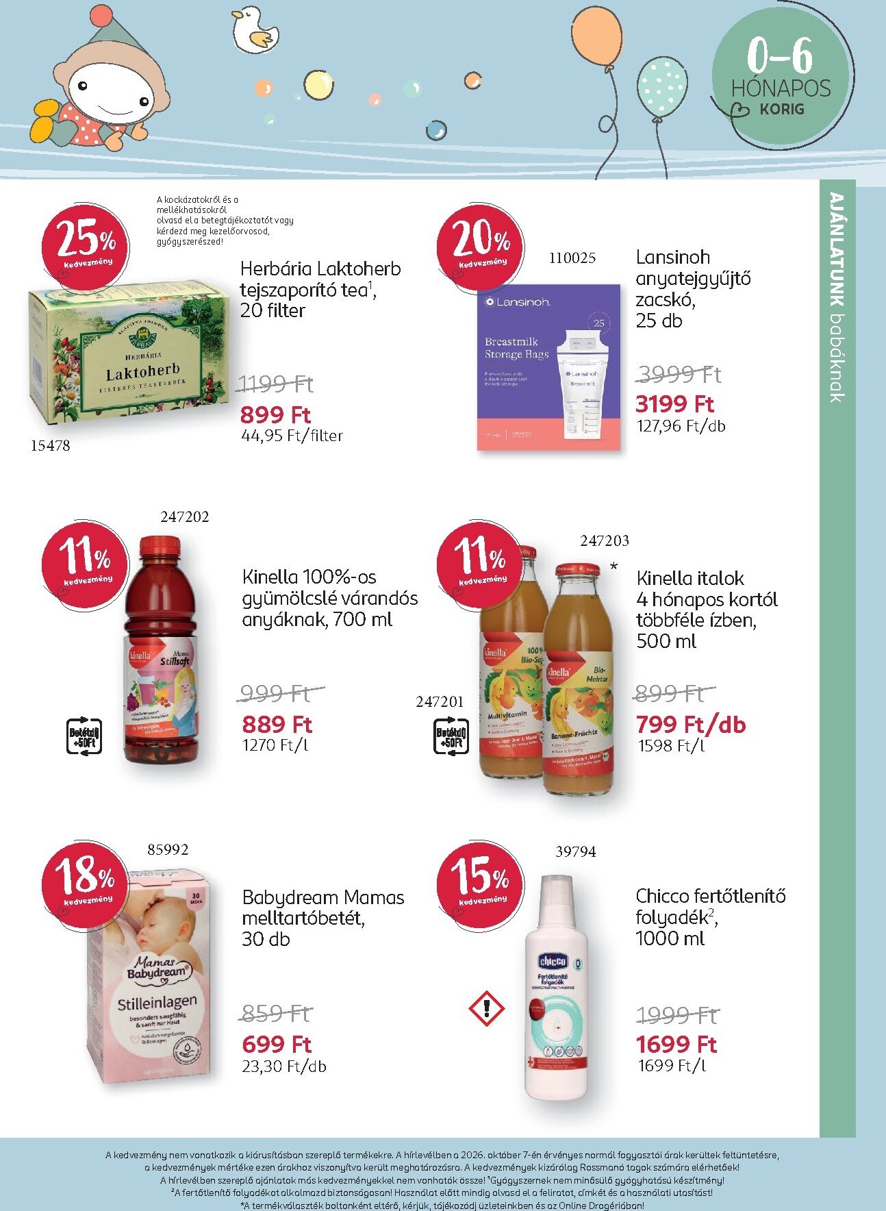 rossmann - Rossmann - Babaprogram hirdetmény a következő hétre hétfőtől 2026.10.12.-tól vasárnaptól 2026.11.08.-ig - page: 9