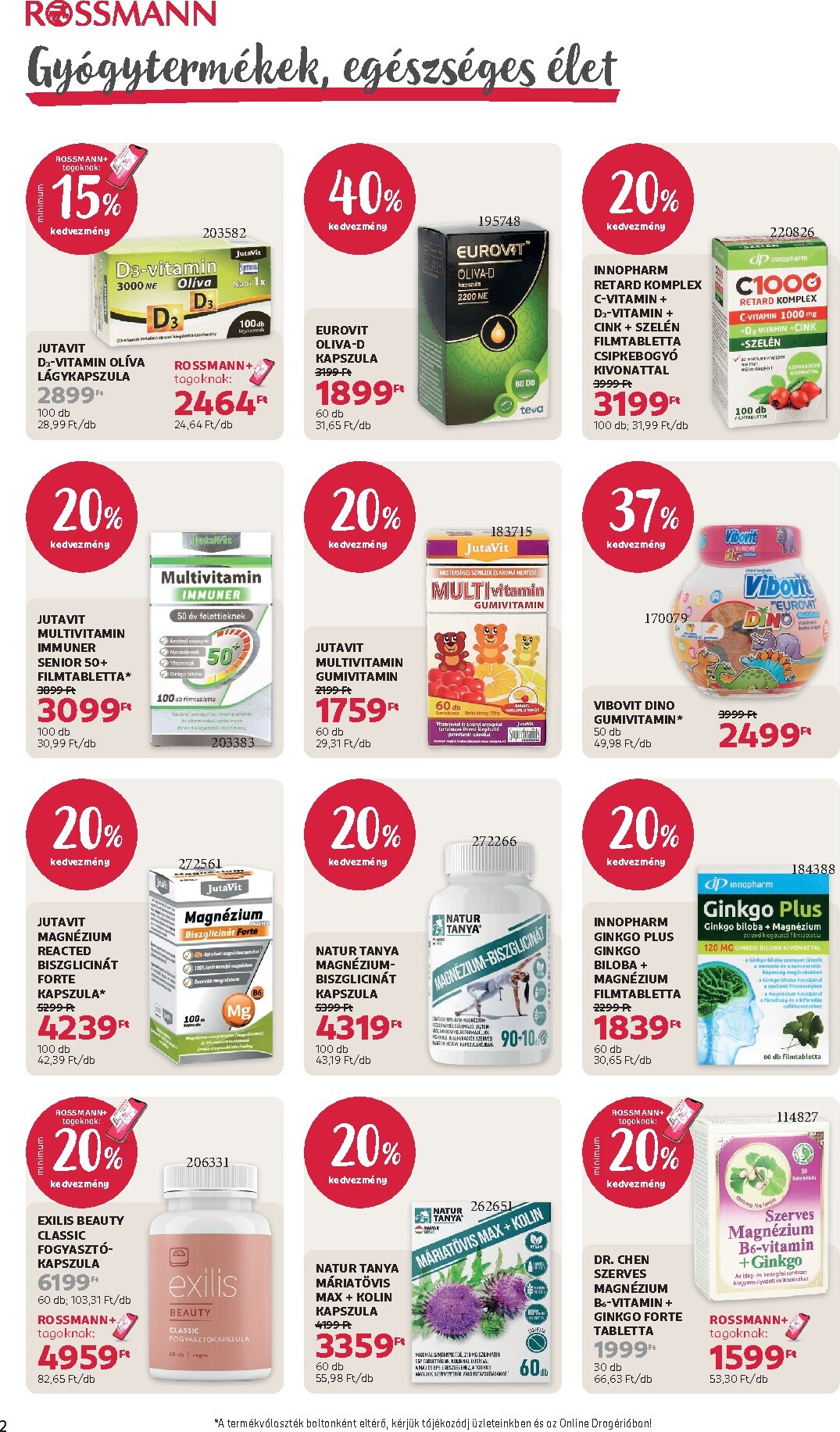 rossmann - Rossmann hirdetmény a következő hétre hétfőtől 2026.10.12.-tól vasárnaptól 2026.10.18.-ig - page: 2