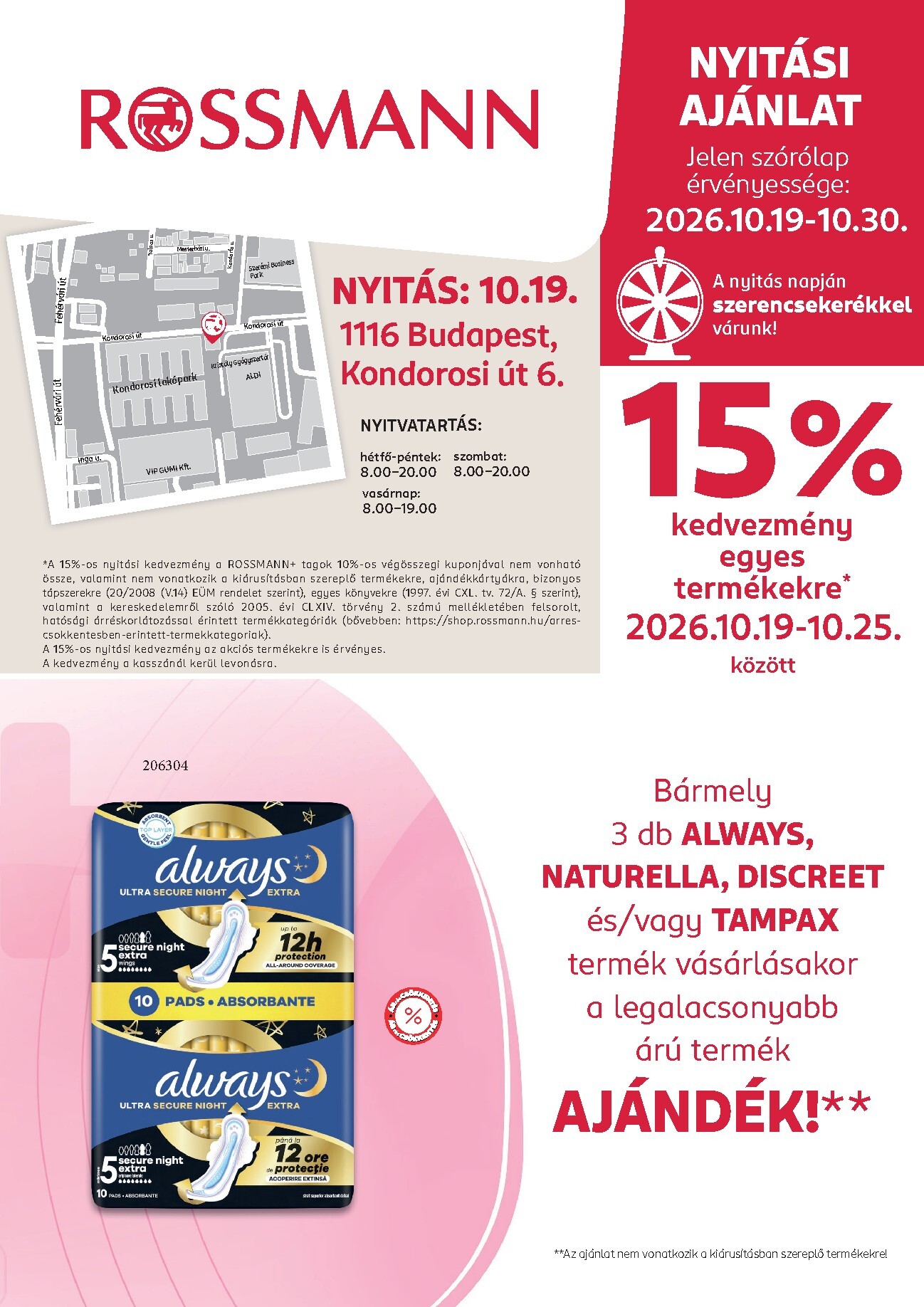 rossmann - Rossmann hirdetmény a következő hétre hétfőtől 2026.10.19.-tól péntektől 2026.10.30.-ig - page: 1