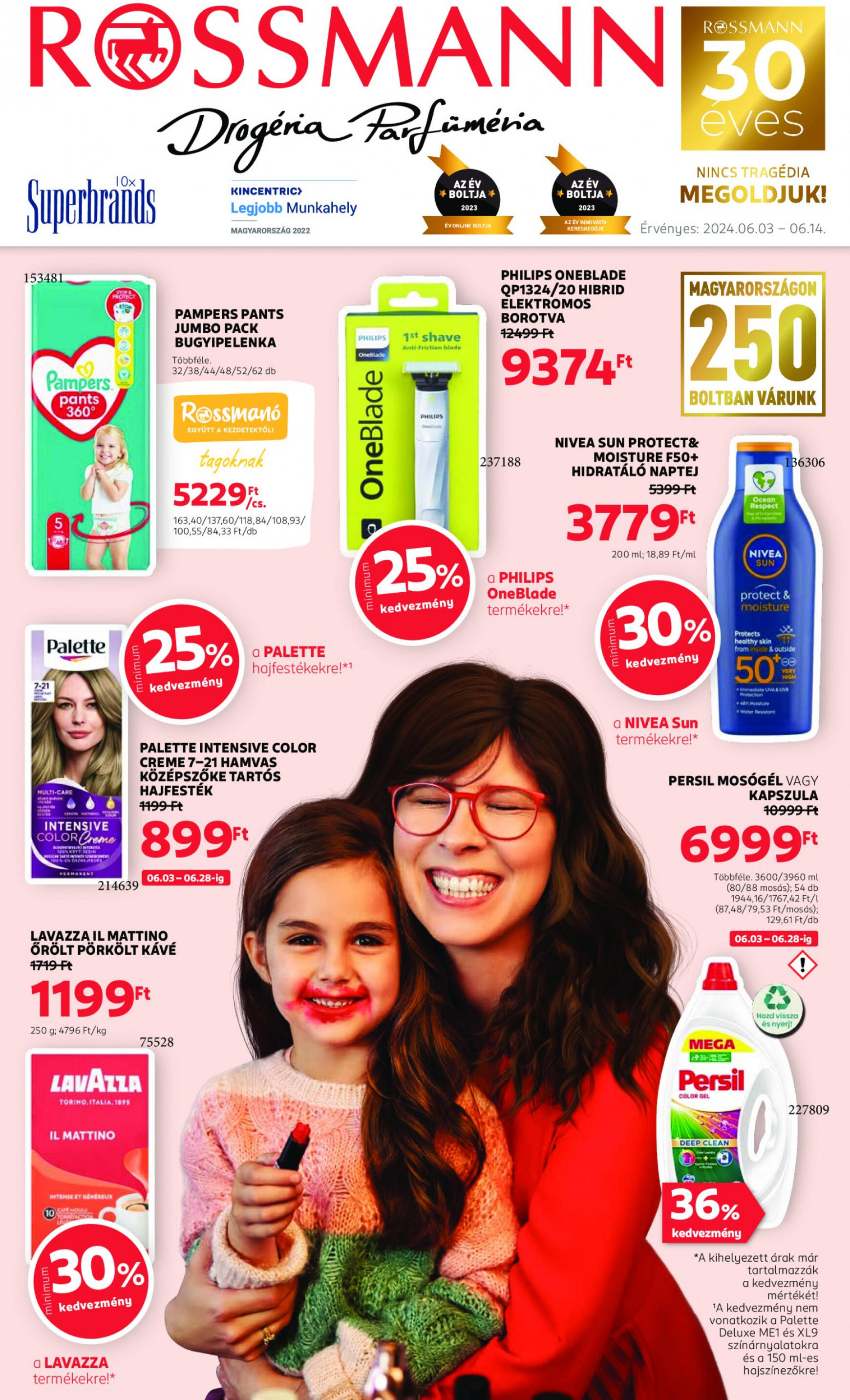 rossmann - Aktuális újság Rossmann 06.03. - 06.14. - page: 1