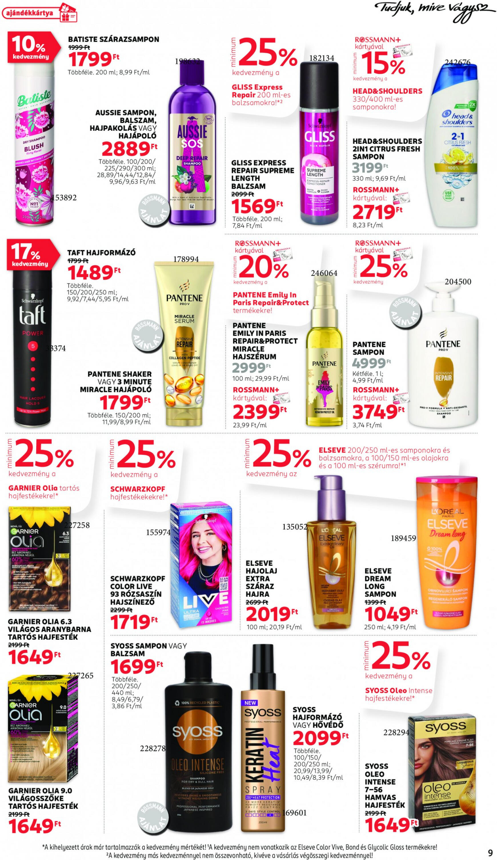 rossmann - Aktuális újság Rossmann 07.01. - 07.05. - page: 9