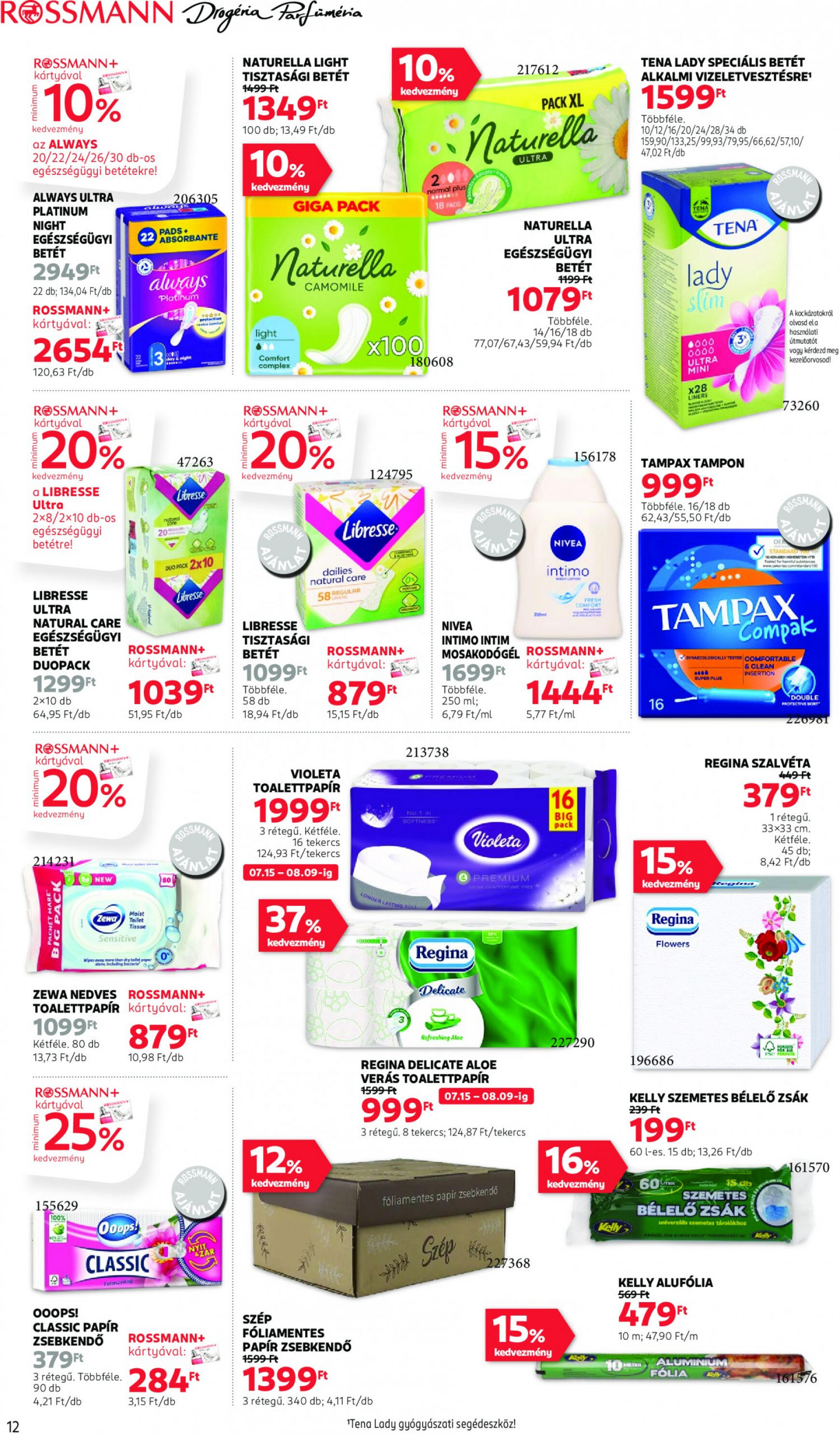 rossmann - Aktuális újság Rossmann 07.15. - 07.26. - page: 12