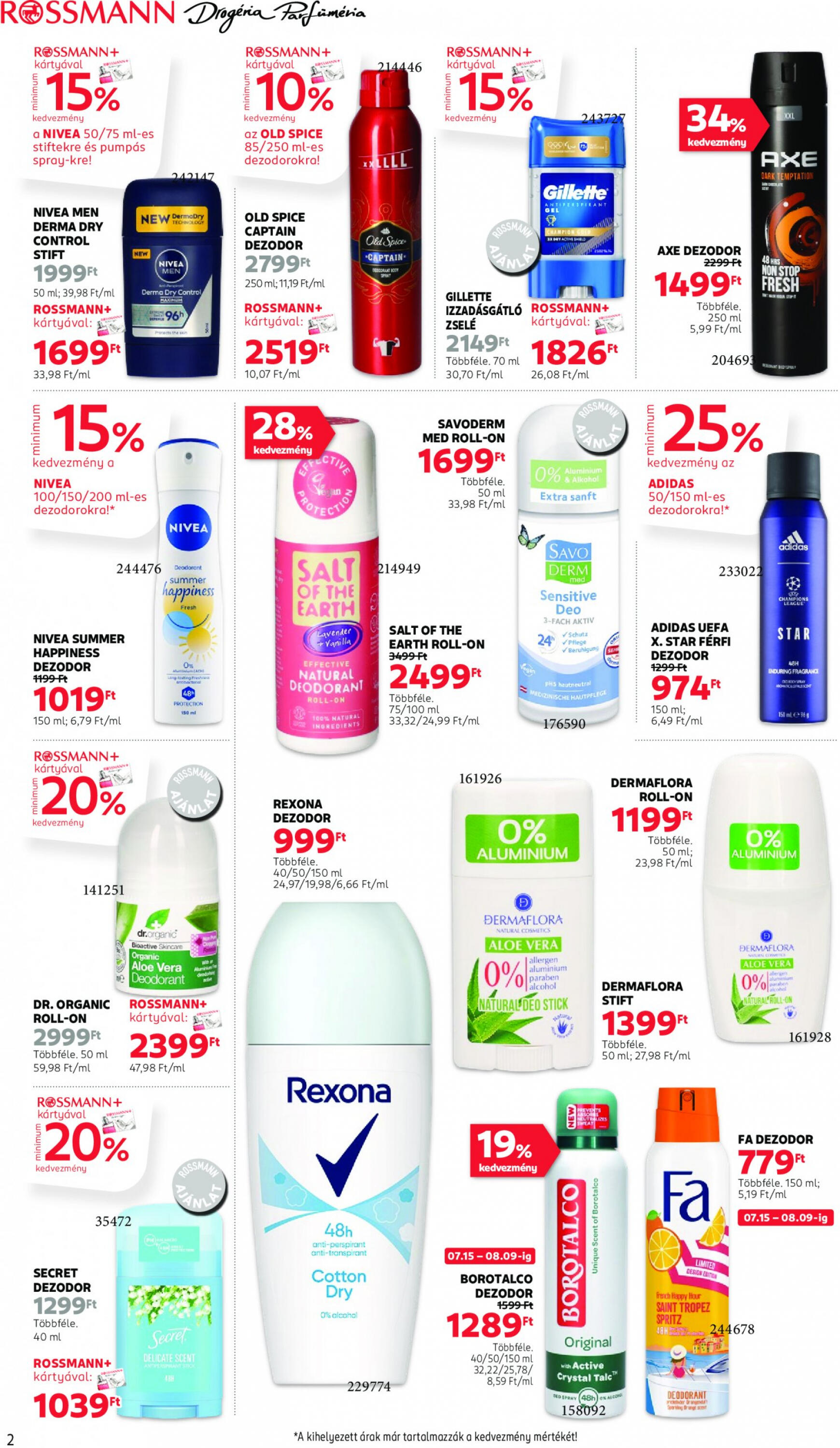 rossmann - Aktuális újság Rossmann 07.15. - 07.26. - page: 2