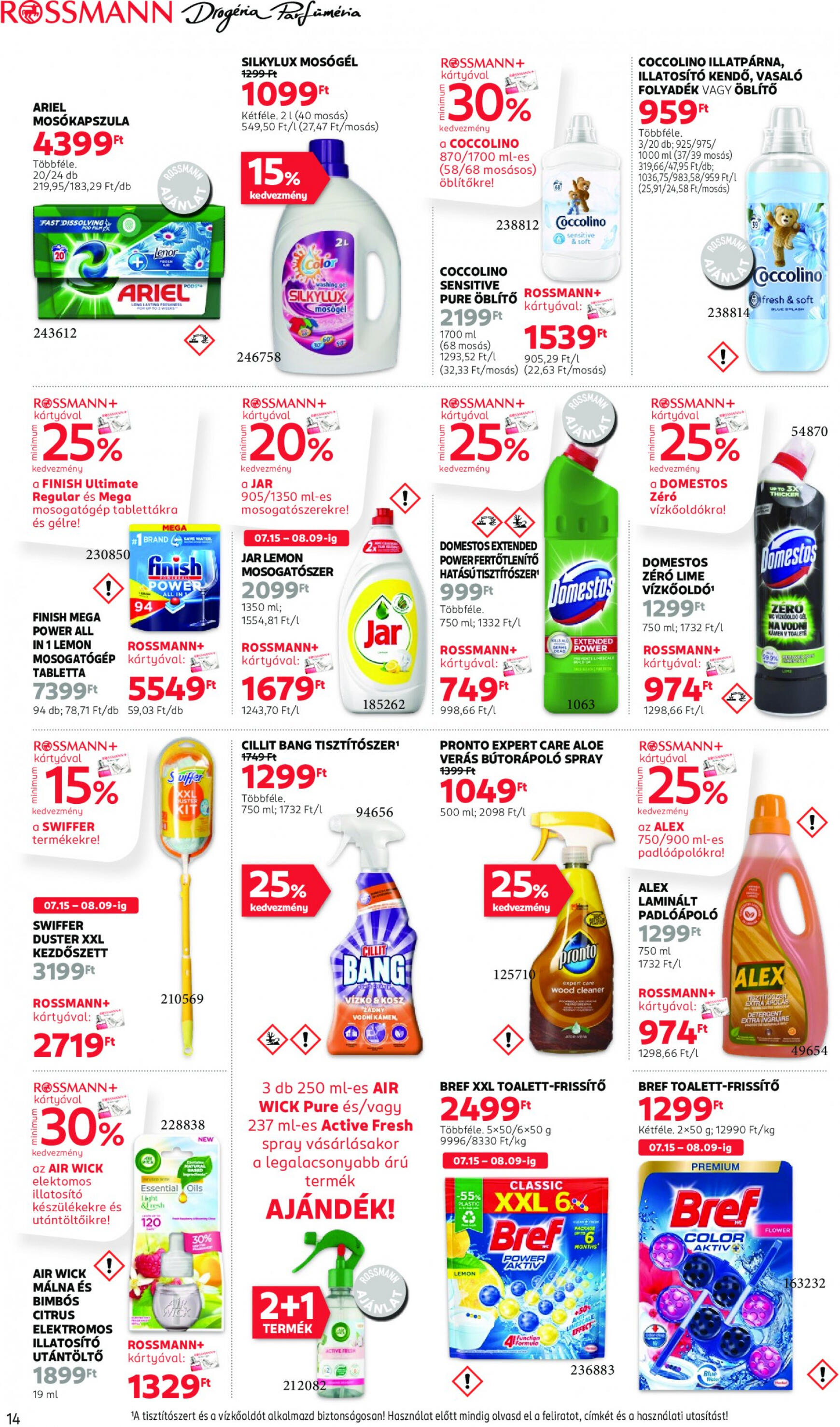 rossmann - Aktuális újság Rossmann 07.15. - 07.26. - page: 14