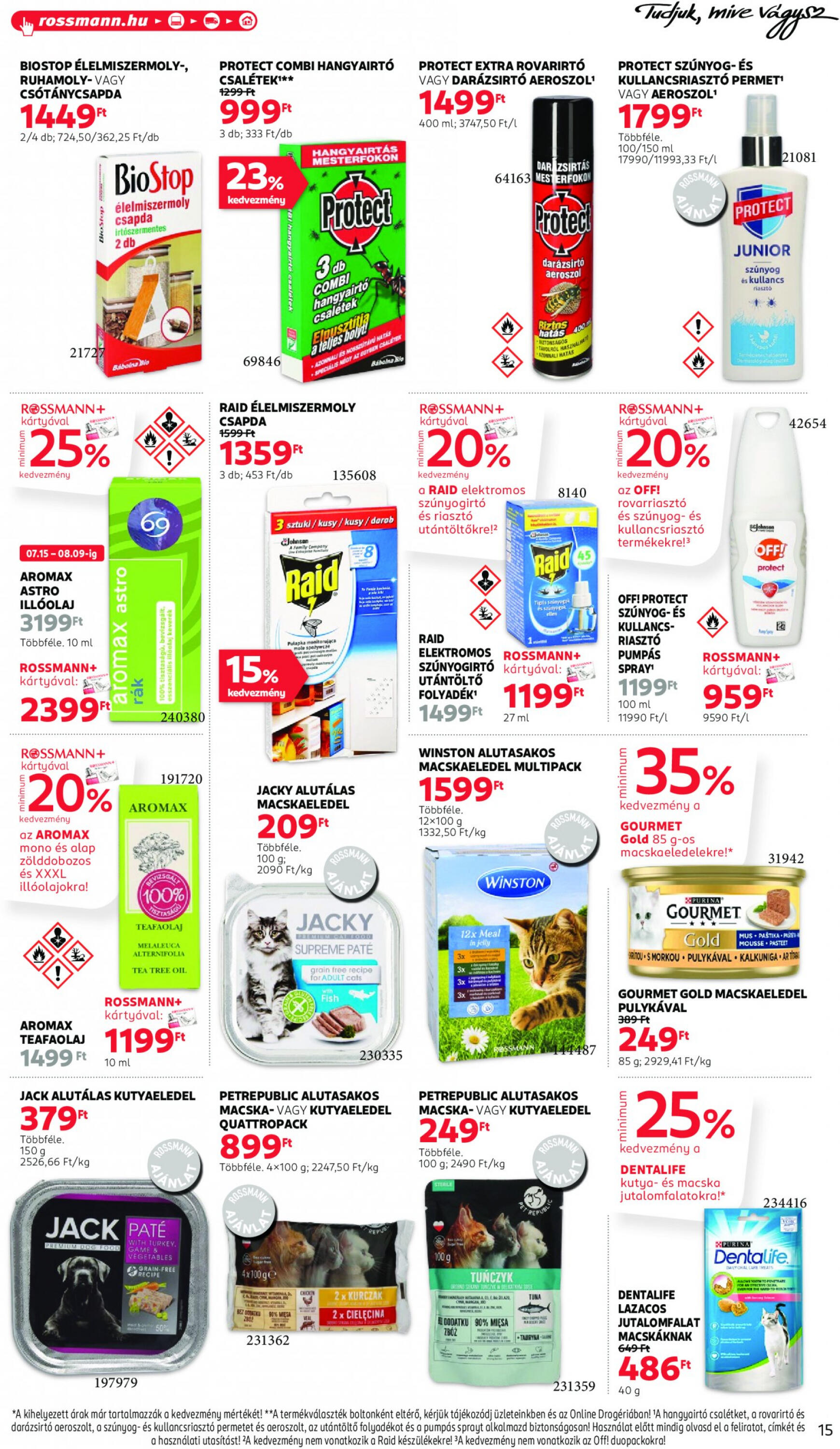 rossmann - Aktuális újság Rossmann 07.15. - 07.26. - page: 15