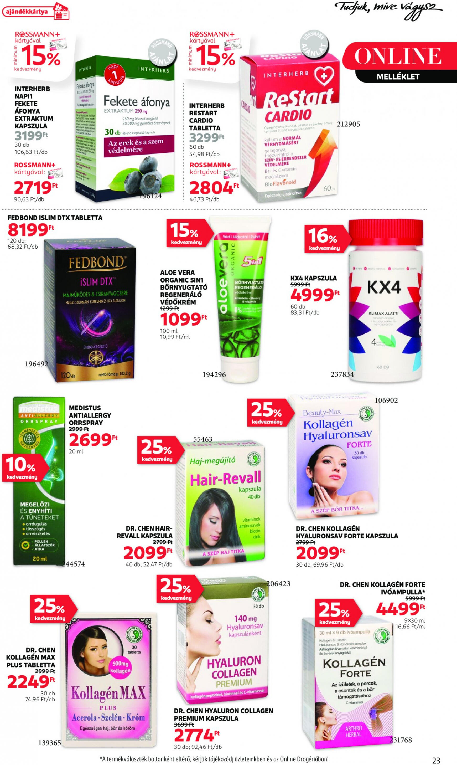 rossmann - Aktuális újság Rossmann 07.15. - 07.26. - page: 23