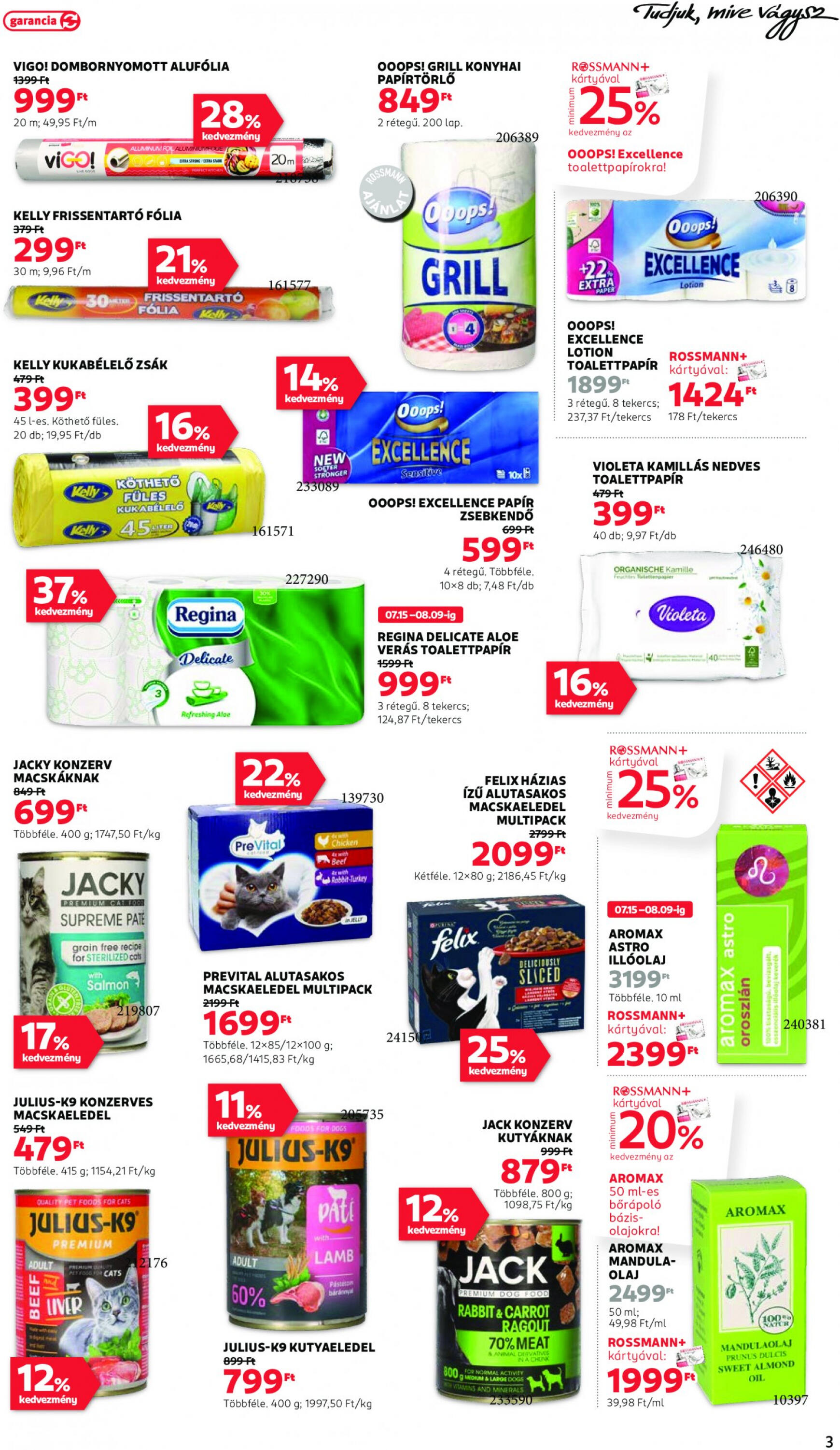 rossmann - Aktuális újság Rossmann 07.29. - 08.09. - page: 3