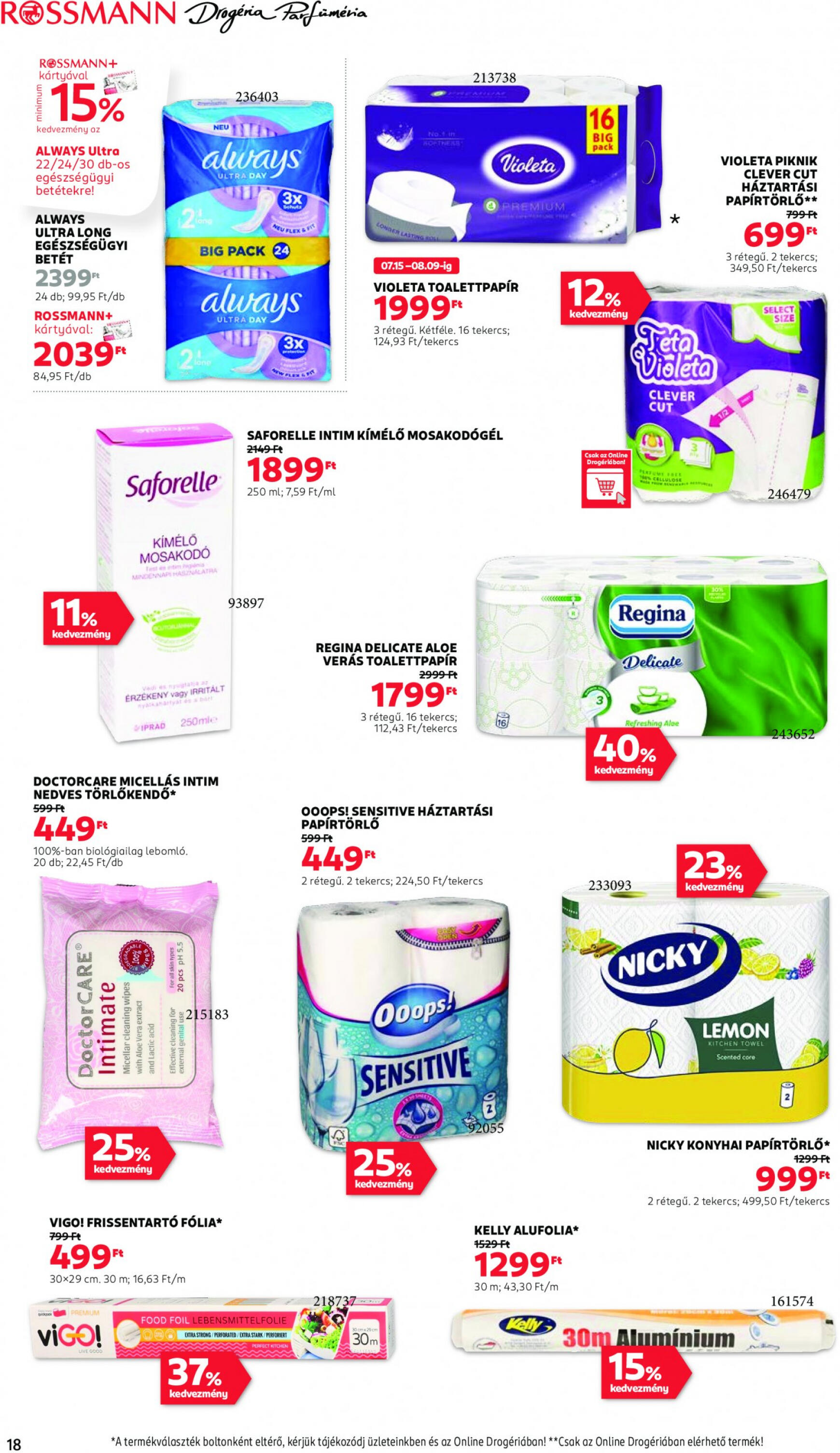 rossmann - Aktuális újság Rossmann 07.29. - 08.09. - page: 20