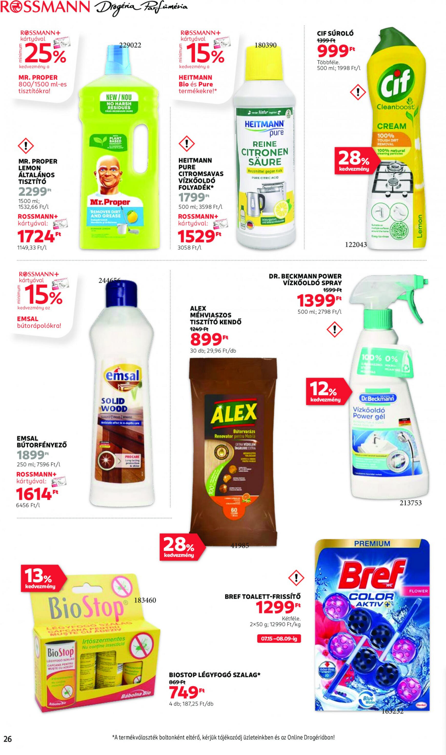 rossmann - Aktuális újság Rossmann 07.29. - 08.09. - page: 28