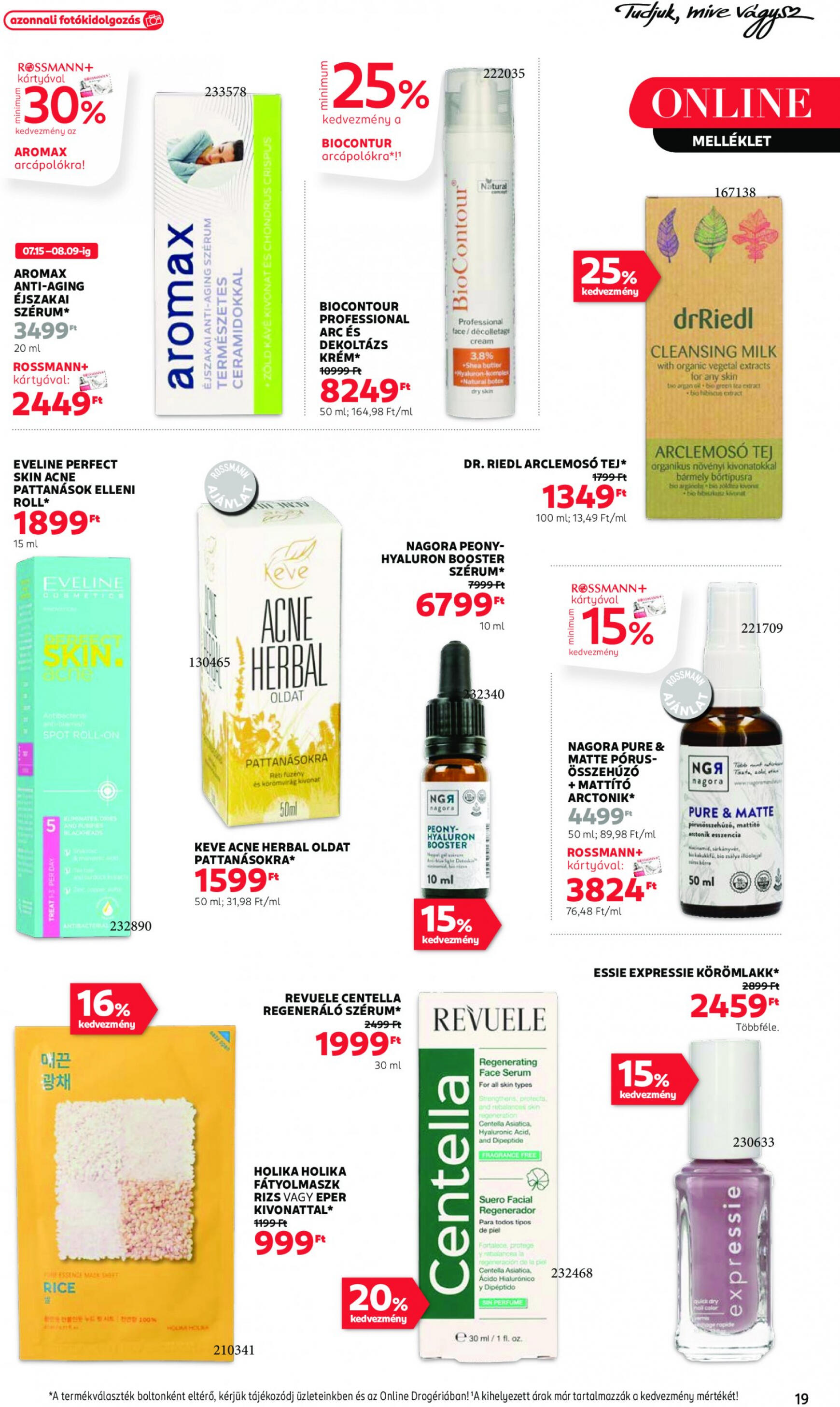 rossmann - Aktuális újság Rossmann 07.29. - 08.09. - page: 21