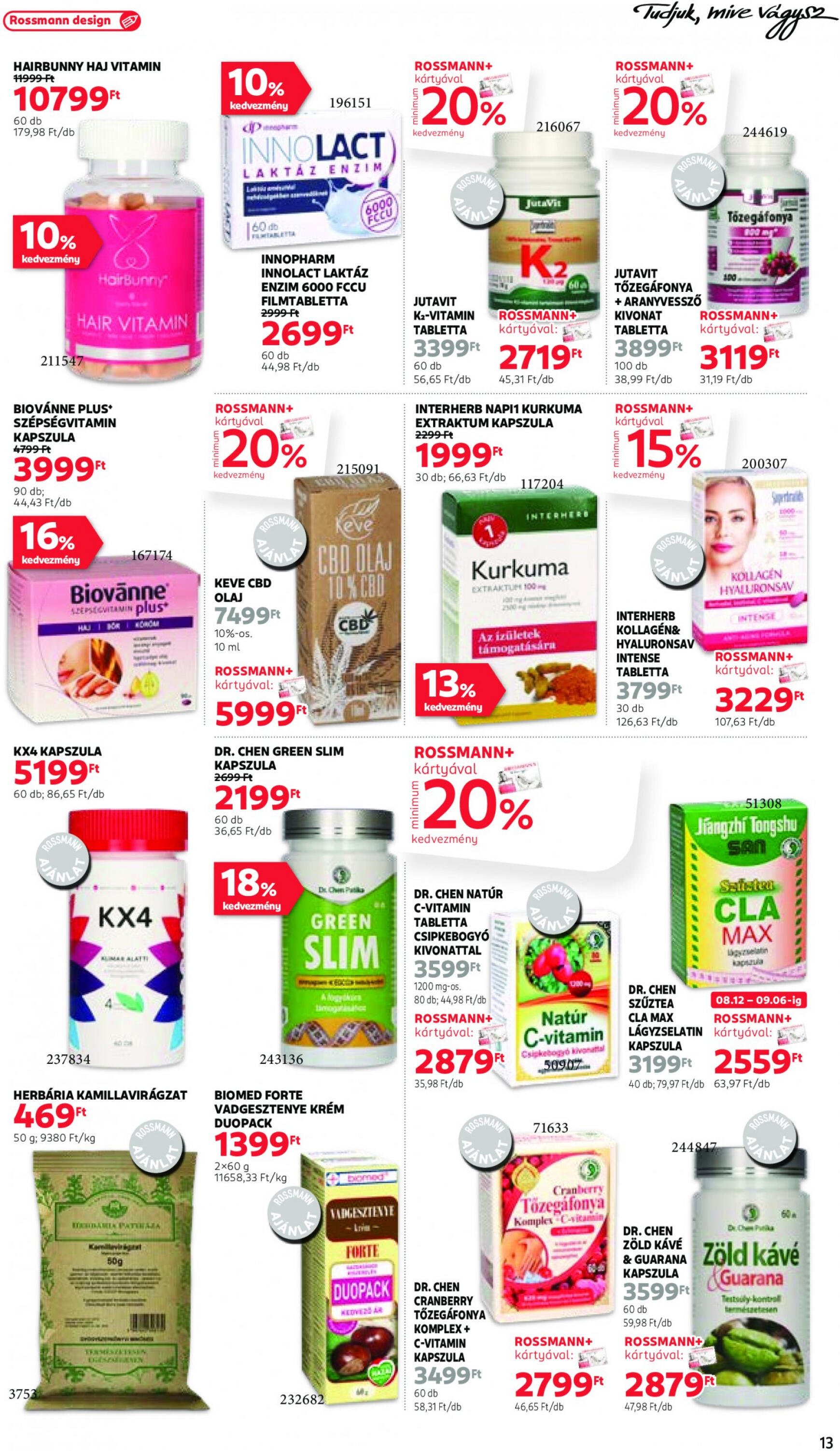 rossmann - Aktuális újság Rossmann 08.12. - 08.23. - page: 13