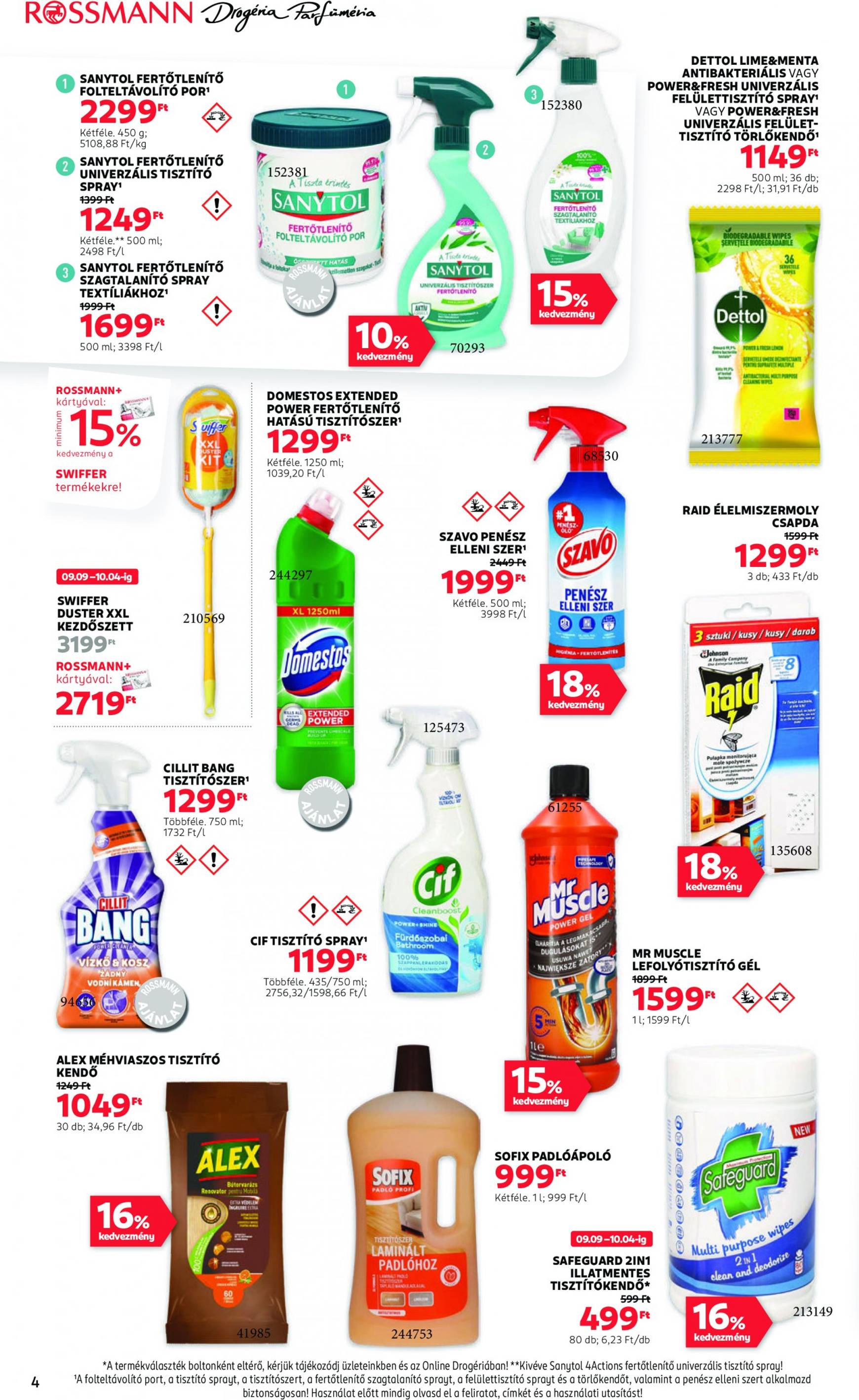 rossmann - Aktuális újság Rossmann 09.09. - 09.20. - page: 4