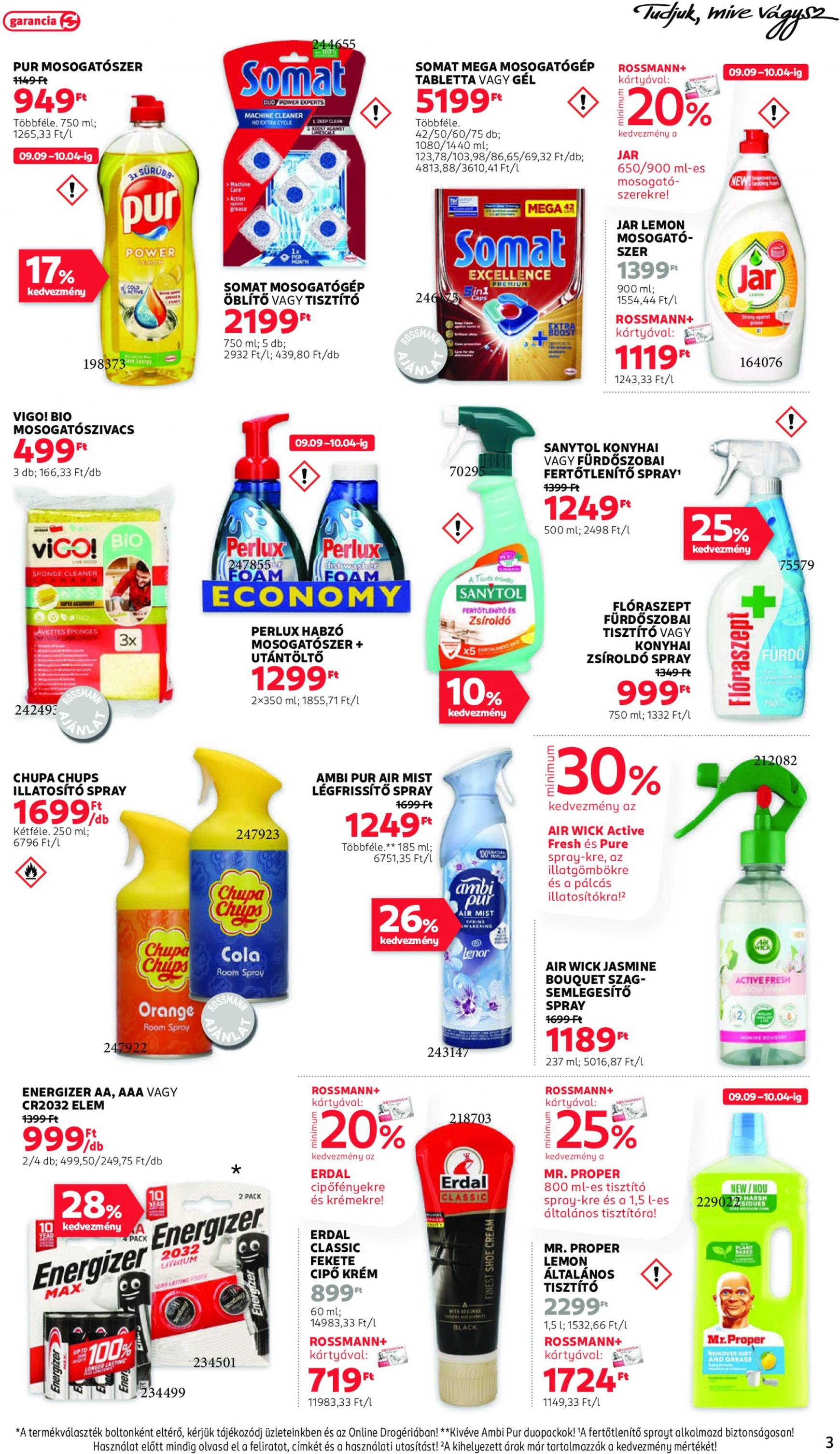 rossmann - Aktuális újság Rossmann 09.09. - 09.20. - page: 3