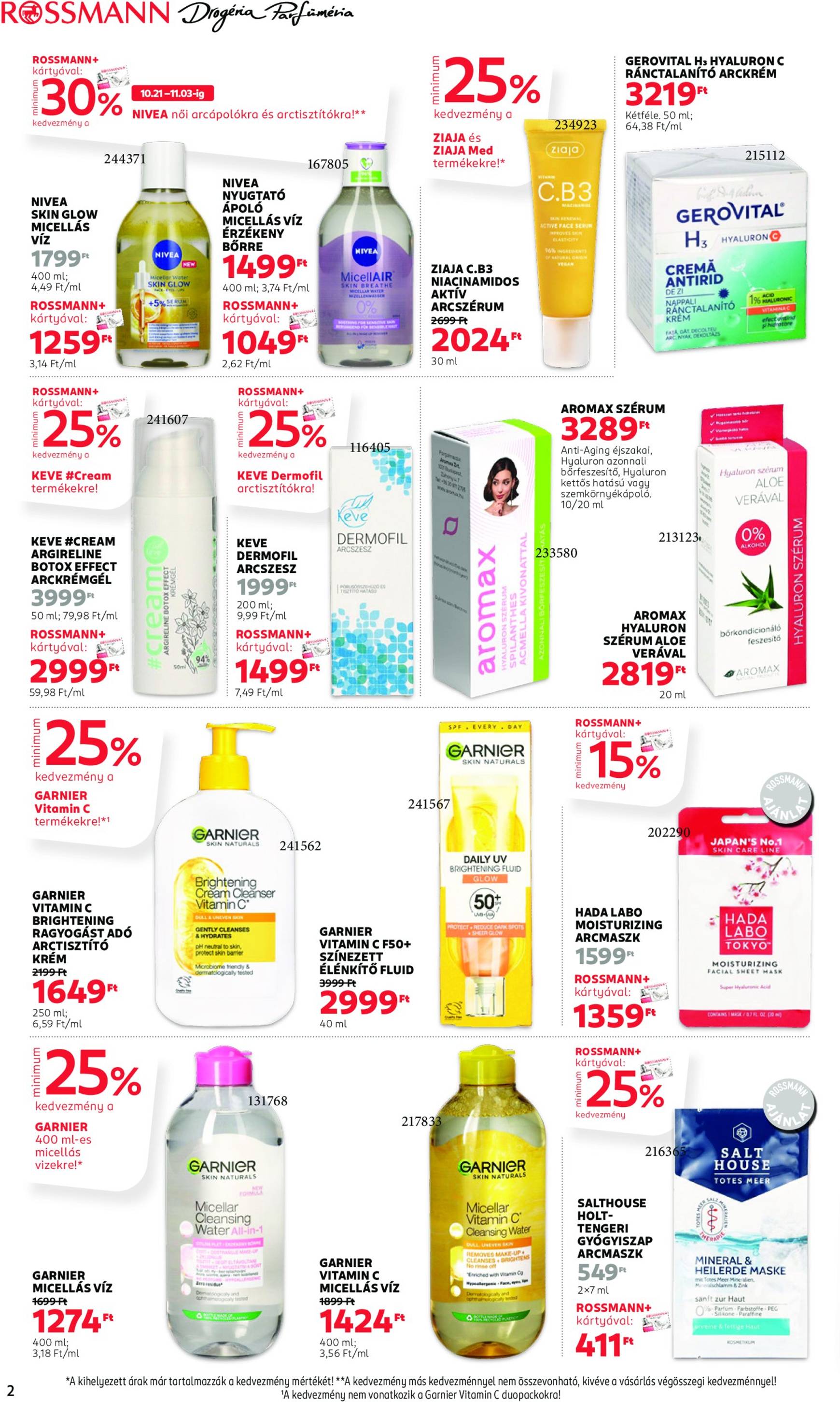 rossmann - Rossmann akciós újság, érvényes 10.21. - 11.01. - page: 2