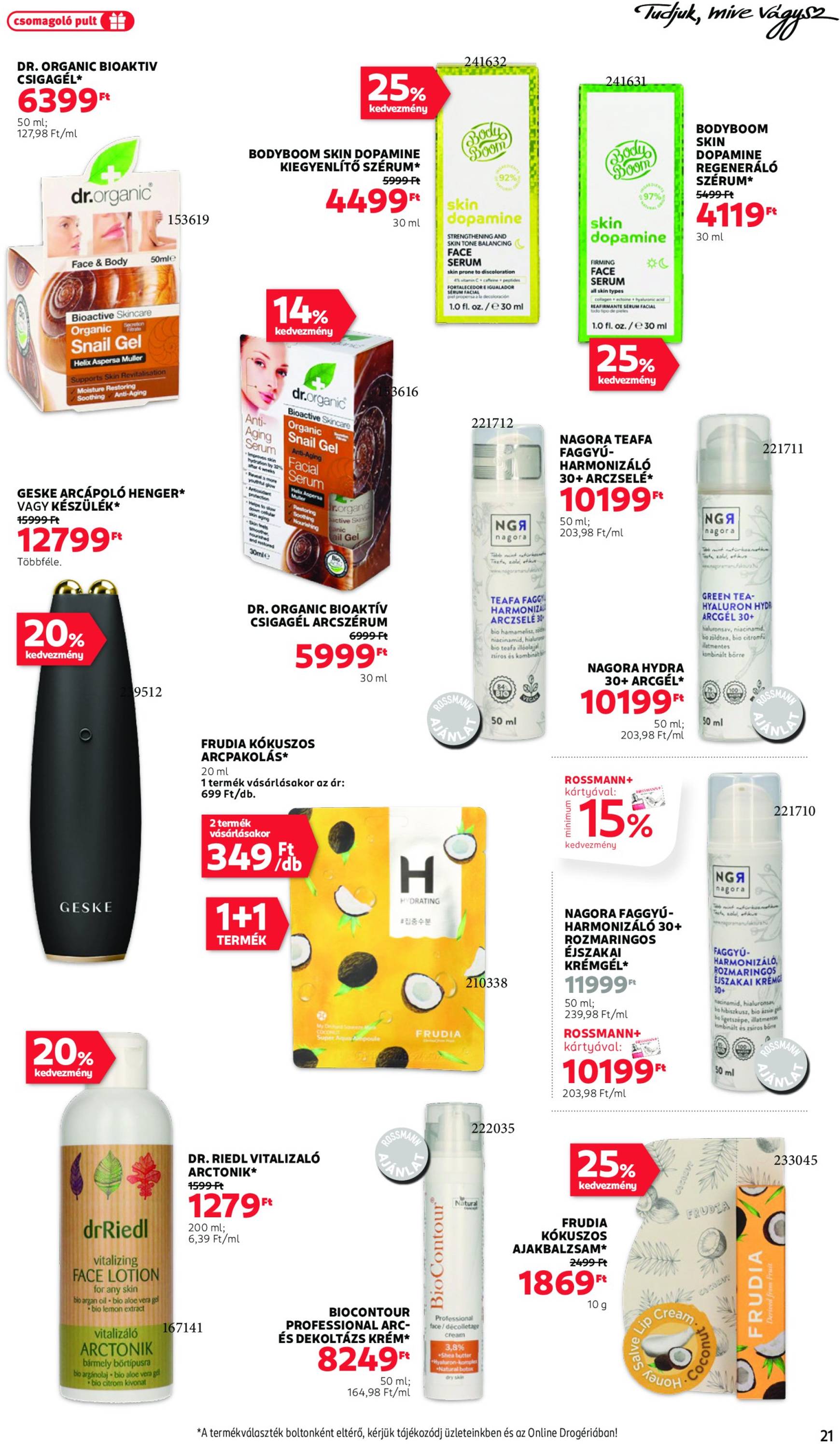 rossmann - Rossmann akciós újság, érvényes 10.21. - 11.01. - page: 23