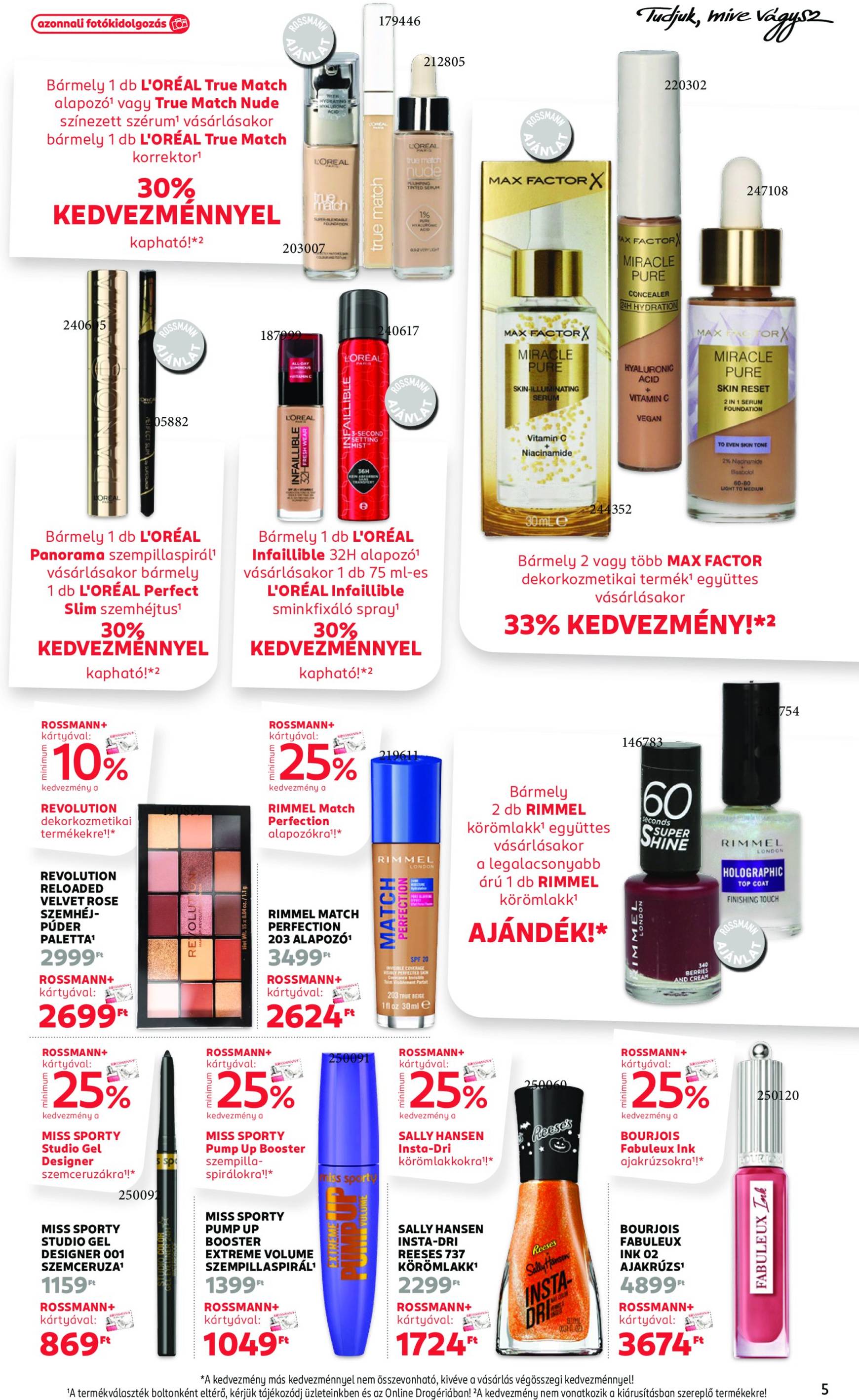 rossmann - Rossmann akciós újság, érvényes 10.21. - 11.01. - page: 5