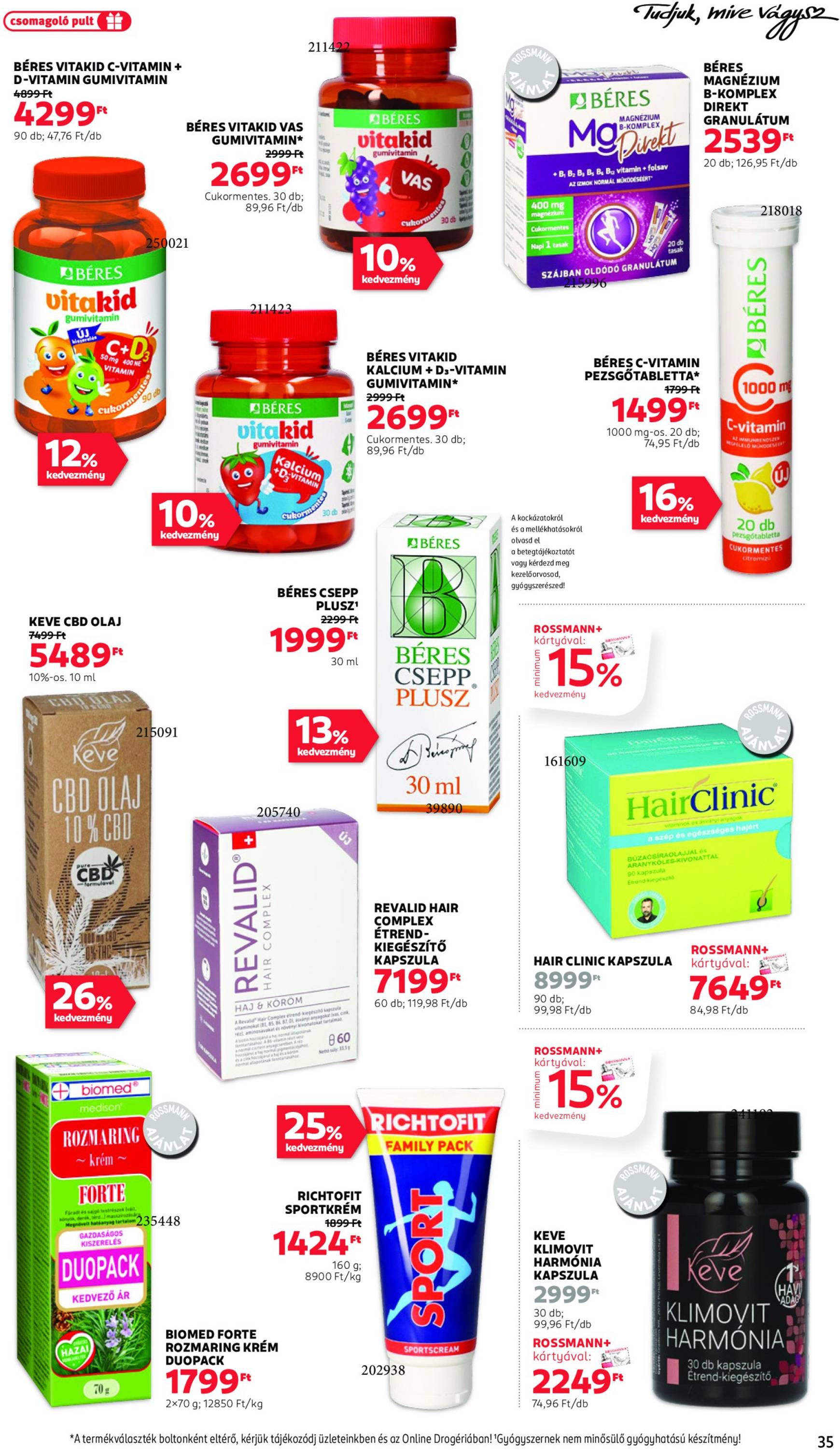 rossmann - Rossmann akciós újság, érvényes 10.21. - 11.01. - page: 37