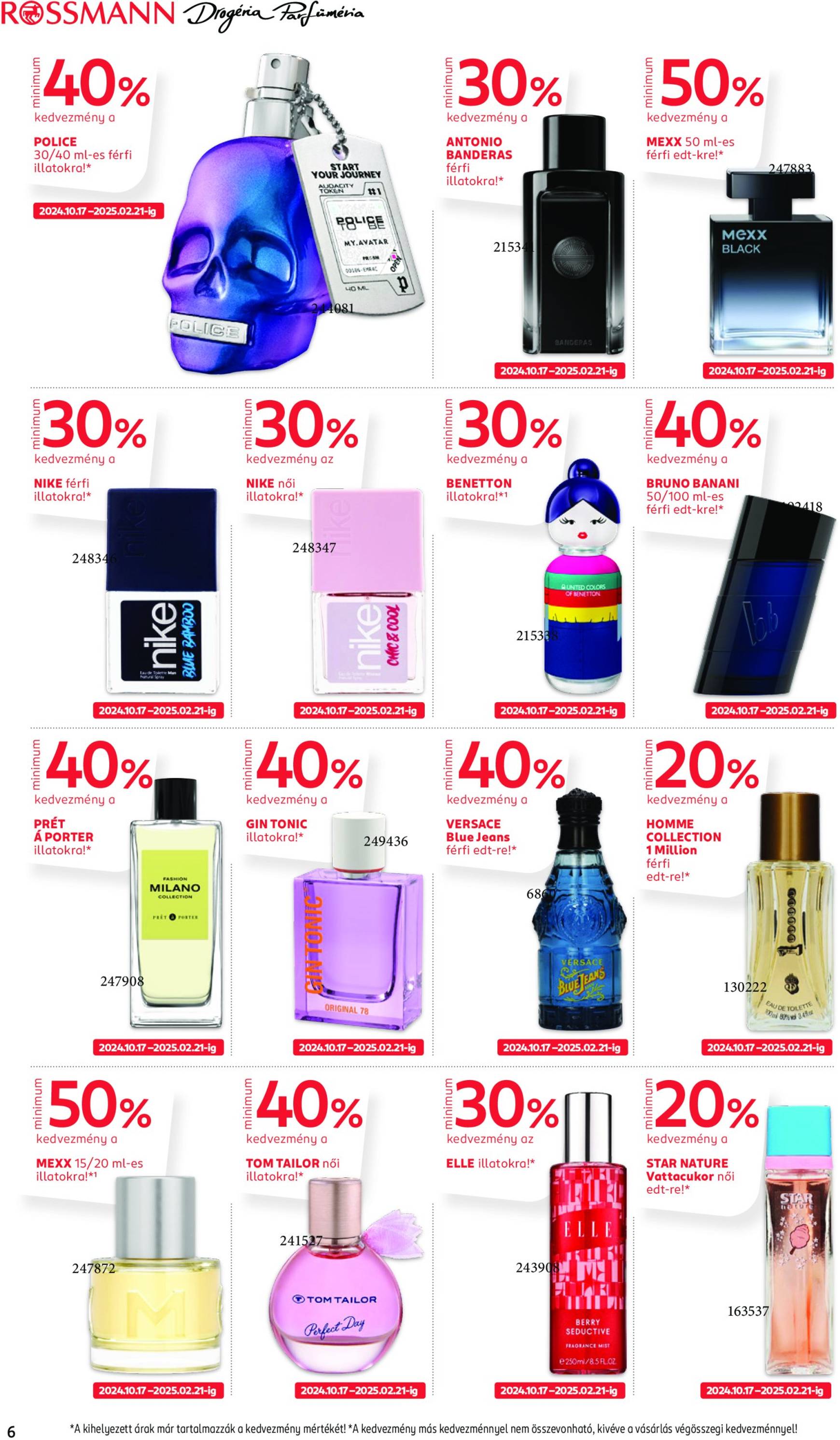 rossmann - Rossmann akciós újság, érvényes 10.21. - 11.01. - page: 6