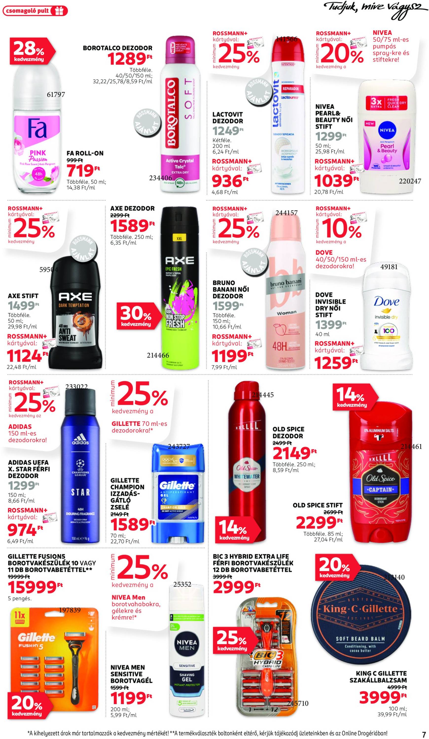 rossmann - Rossmann akciós újság, érvényes 10.21. - 11.01. - page: 7