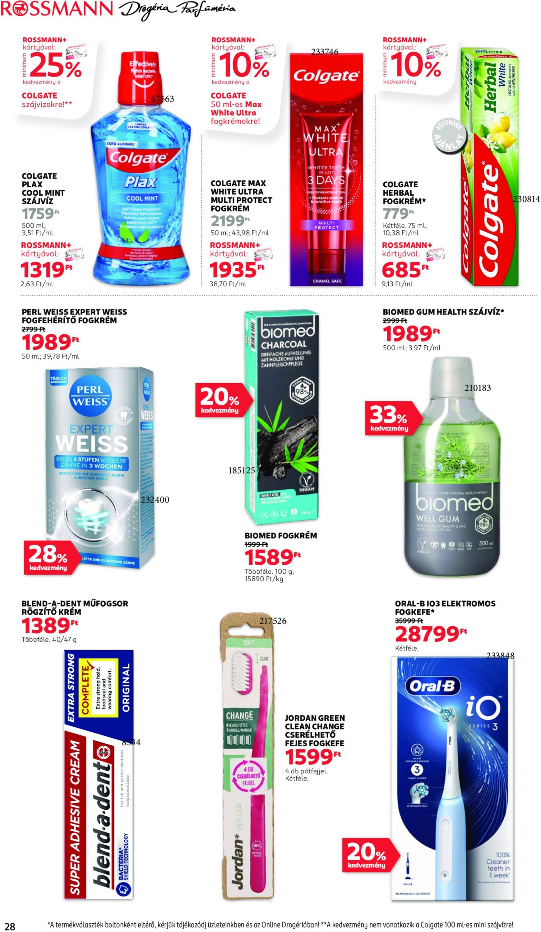 rossmann - Rossmann akciós újság, érvényes 10.21. - 11.01. - page: 30