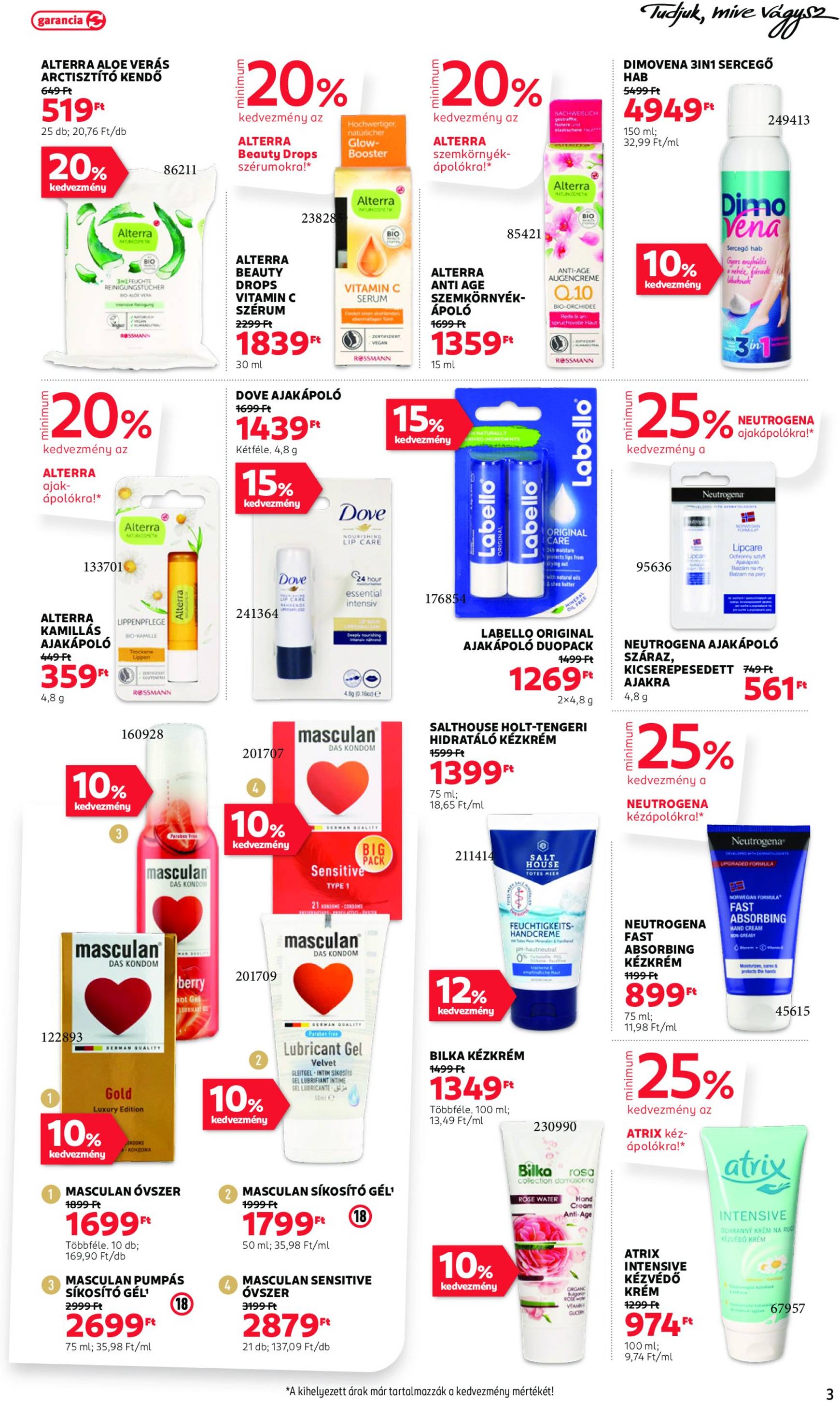 rossmann - Rossmann akciós újság, érvényes 10.21. - 11.01. - page: 3