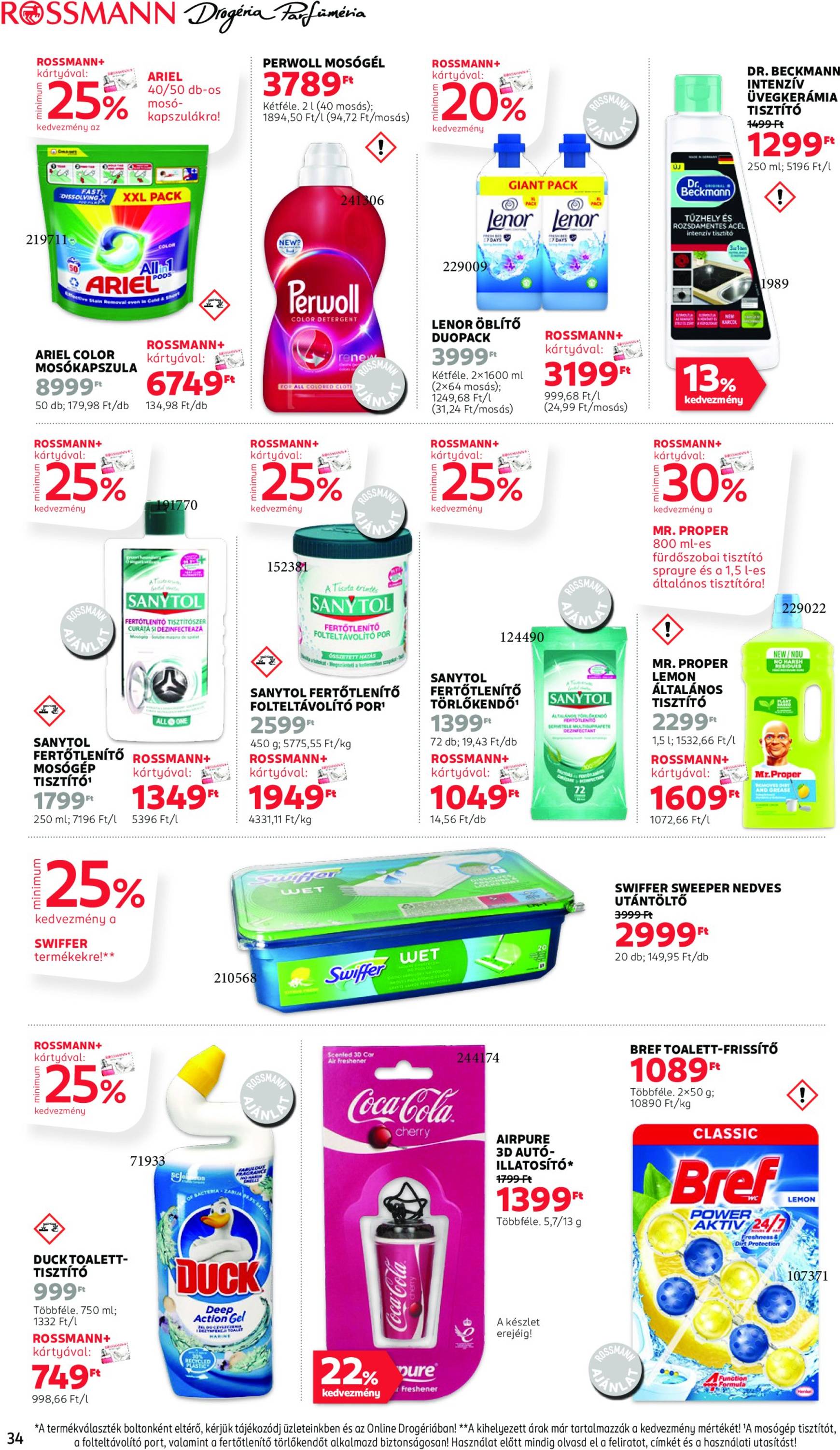 rossmann - Rossmann akciós újság, érvényes 10.21. - 11.01. - page: 36