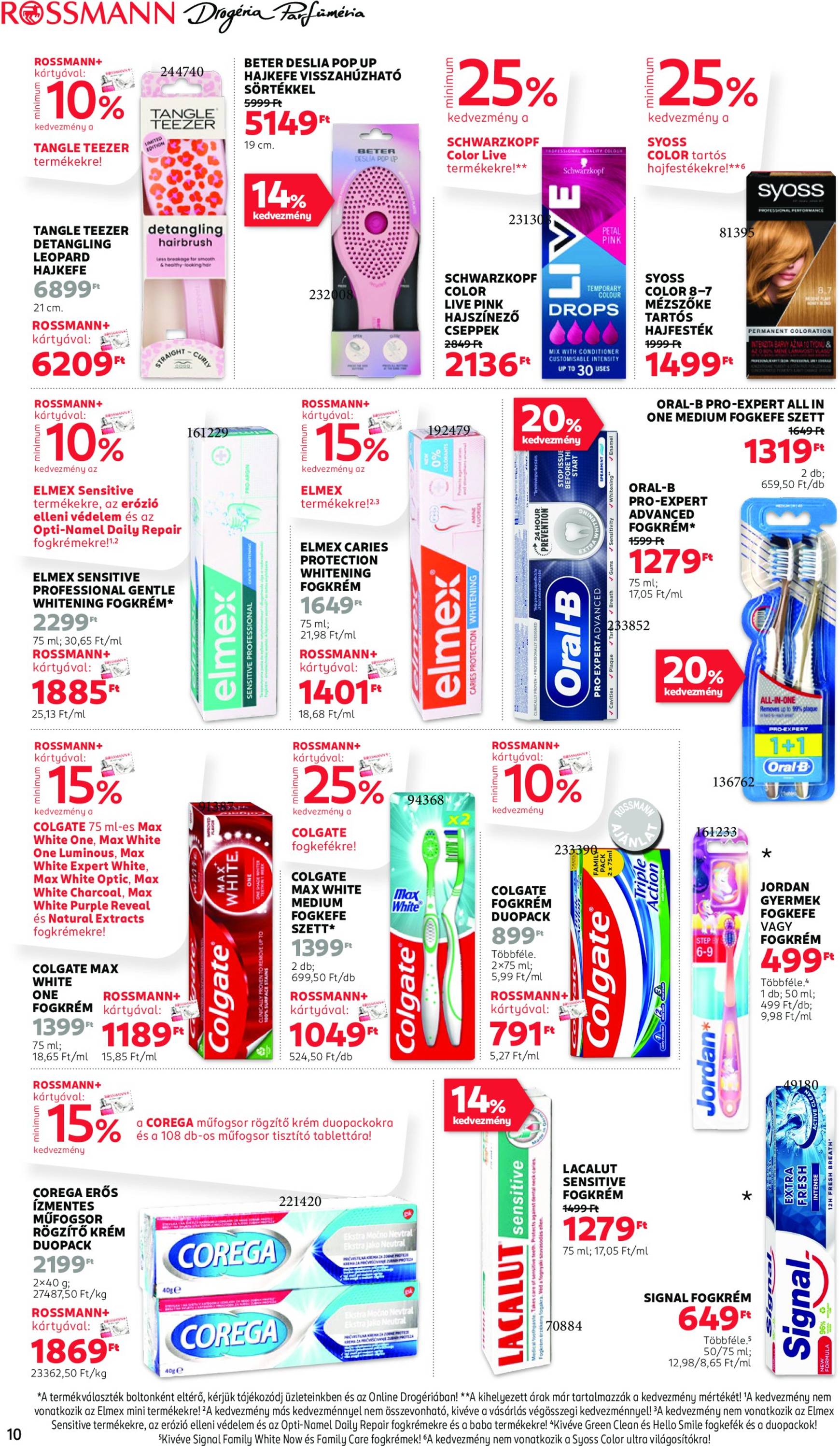 rossmann - Rossmann akciós újság, érvényes 10.21. - 11.01. - page: 10