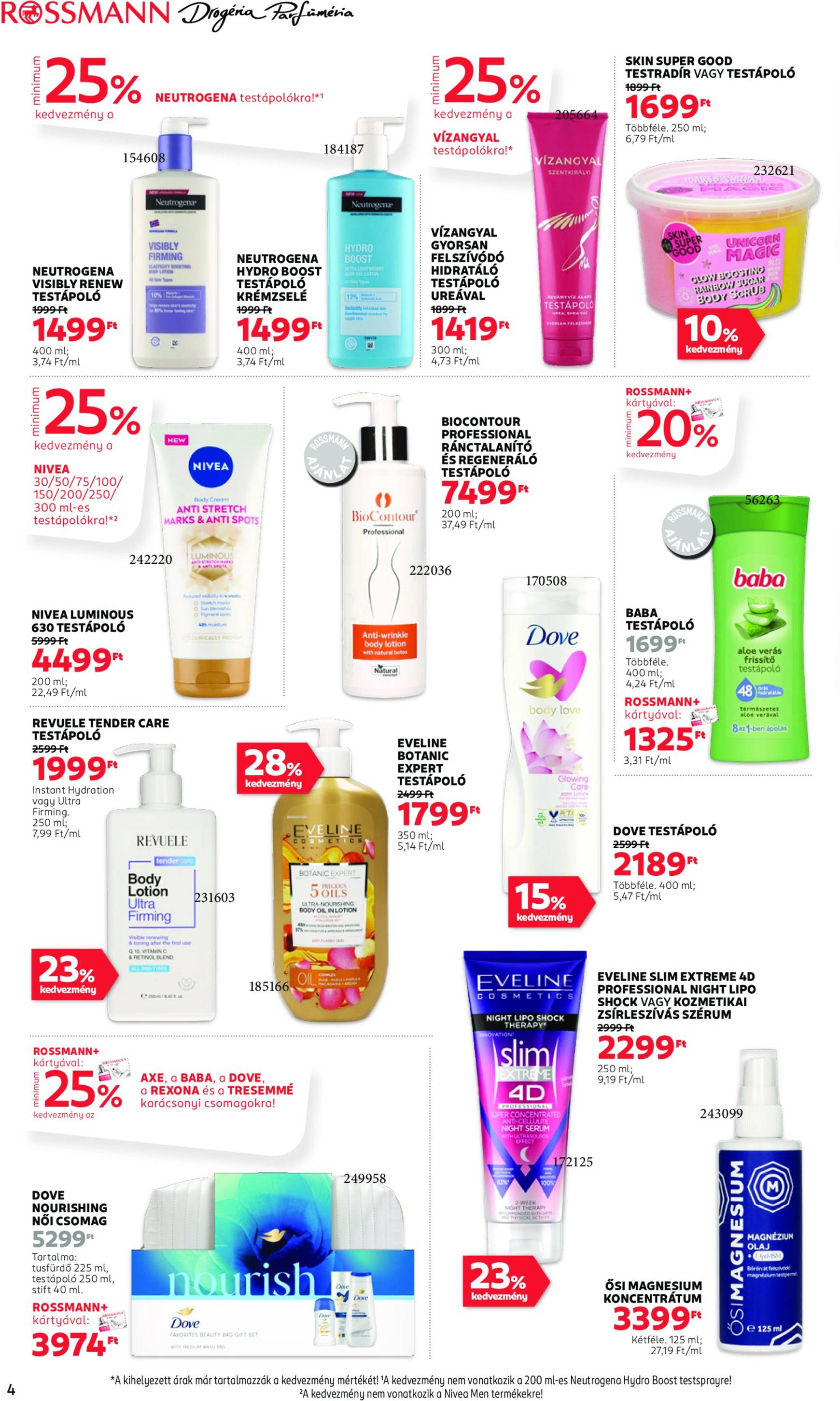 rossmann - Rossmann akciós újság, érvényes 10.21. - 11.01. - page: 4