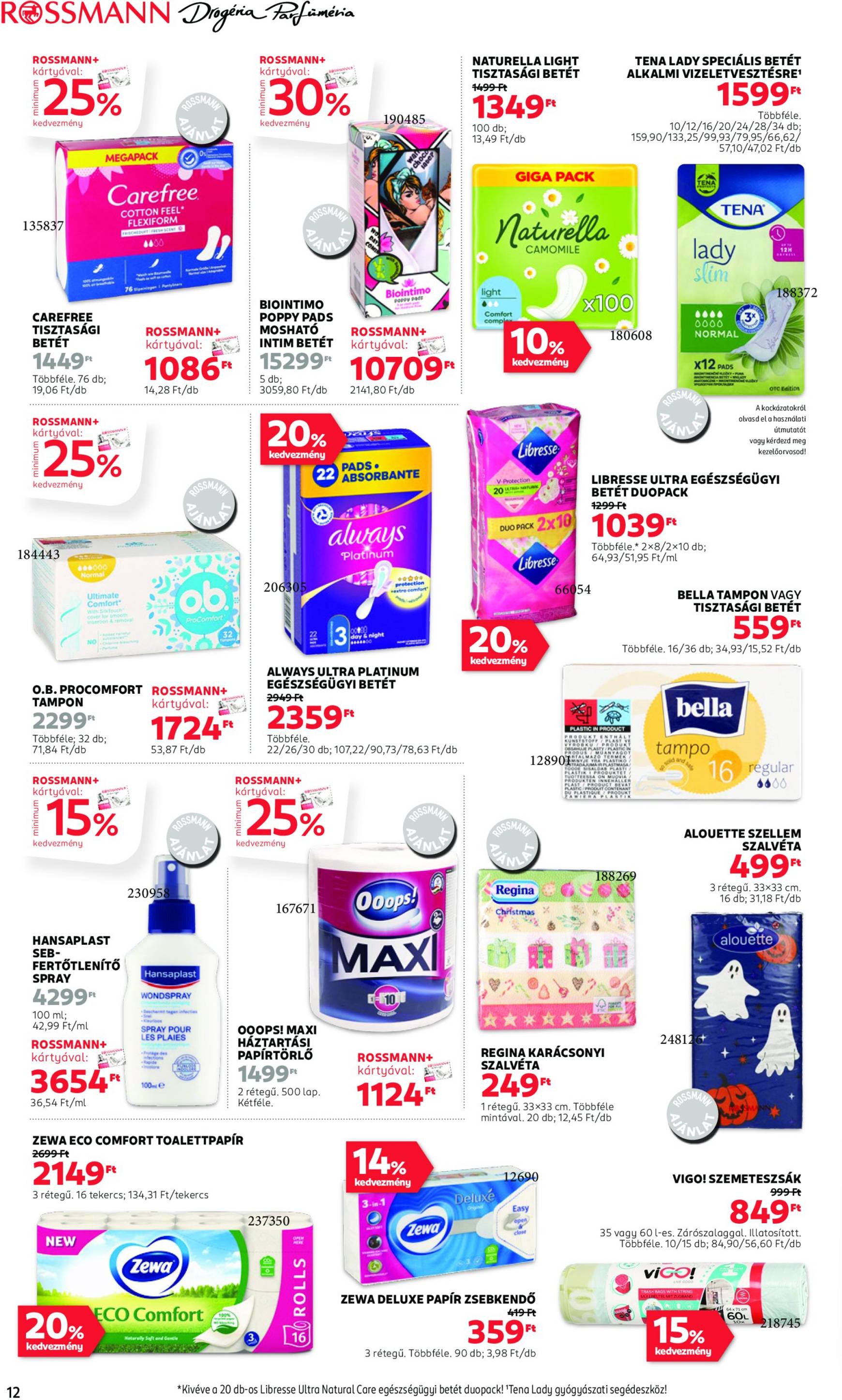 rossmann - Rossmann akciós újság, érvényes 10.21. - 11.01. - page: 14